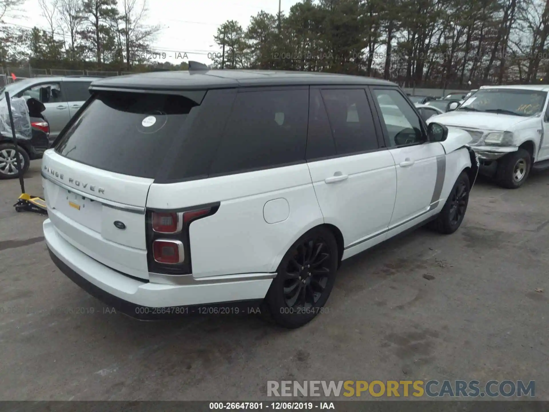 4 Photograph of a damaged car SALGS2SV9KA527411 LAND ROVER RANGE ROVER 2019