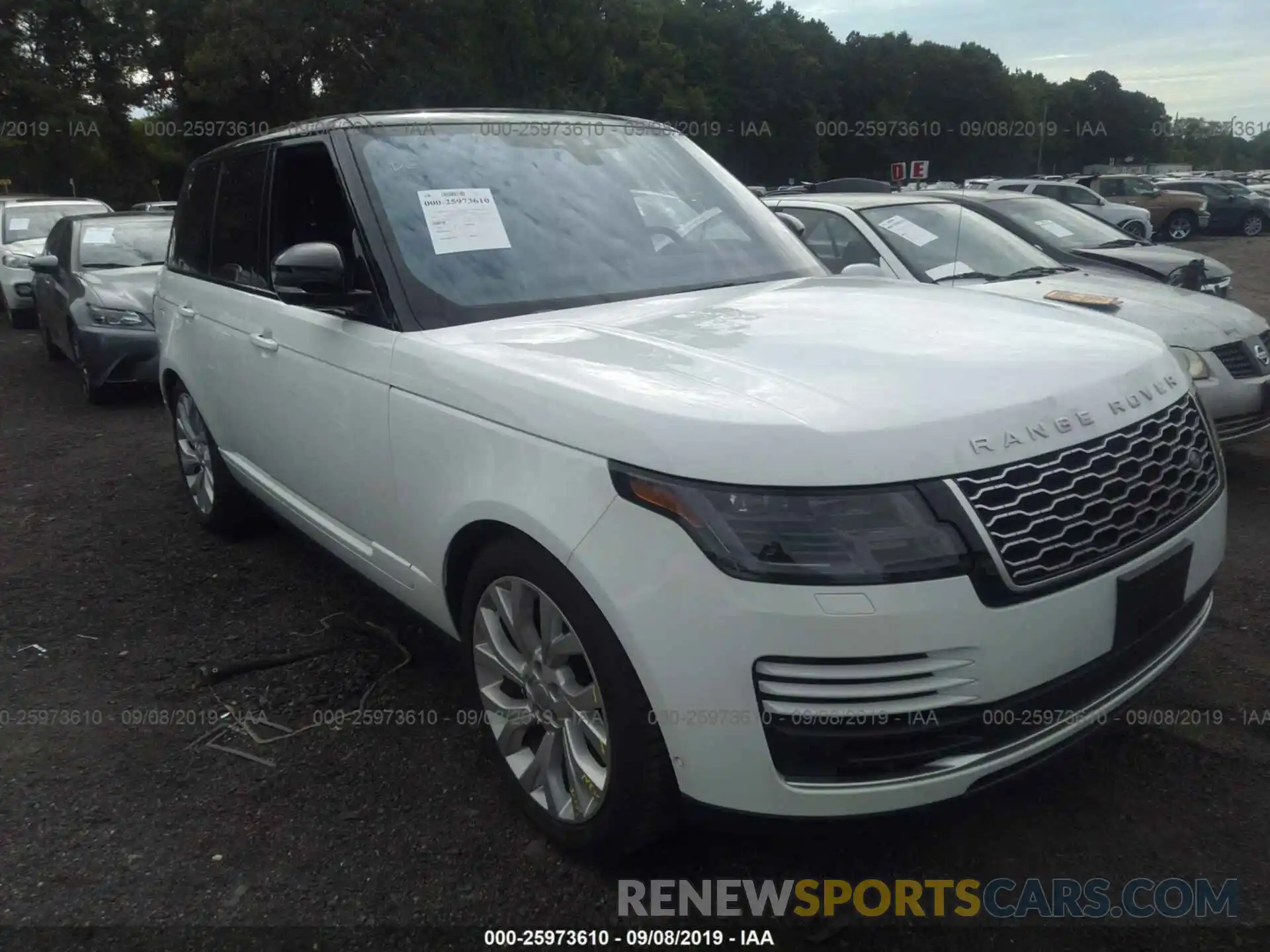 1 Photograph of a damaged car SALGS2SVXKA529491 LAND ROVER RANGE ROVER 2019