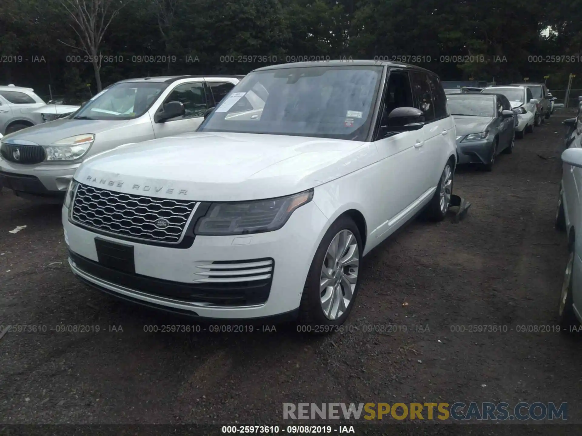 2 Фотография поврежденного автомобиля SALGS2SVXKA529491 LAND ROVER RANGE ROVER 2019