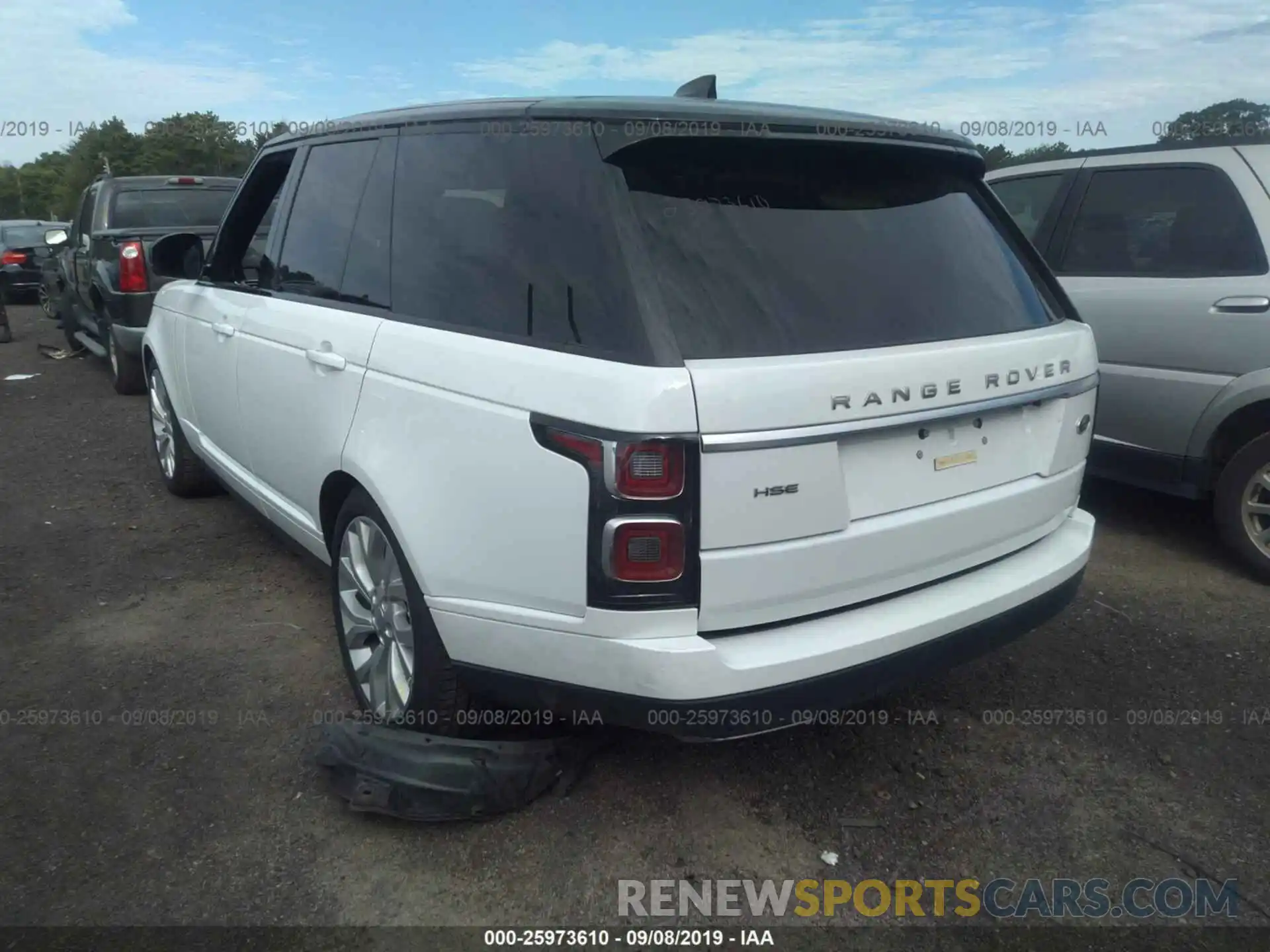 3 Photograph of a damaged car SALGS2SVXKA529491 LAND ROVER RANGE ROVER 2019