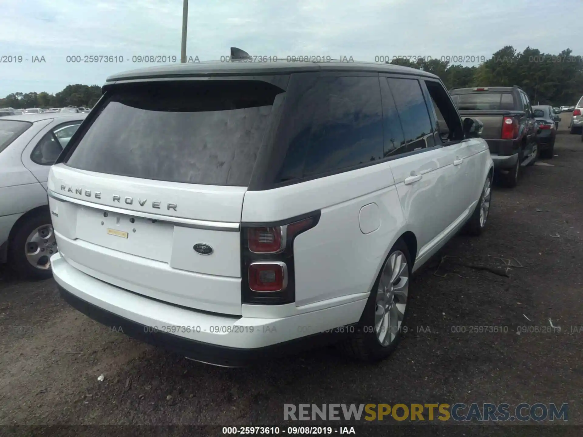 4 Photograph of a damaged car SALGS2SVXKA529491 LAND ROVER RANGE ROVER 2019