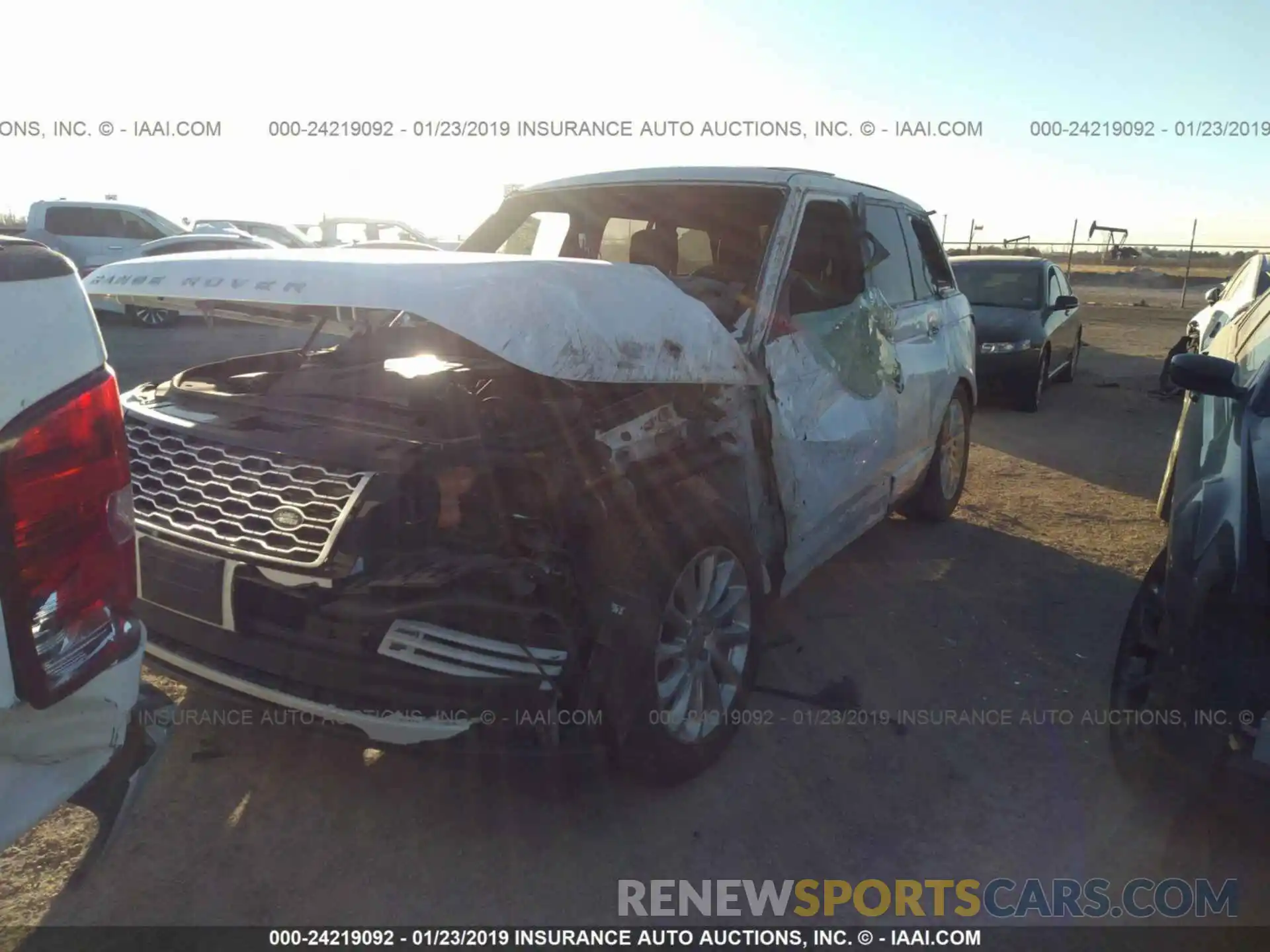 2 Photograph of a damaged car SALGS2SVXKA532293 LAND ROVER RANGE ROVER 2019