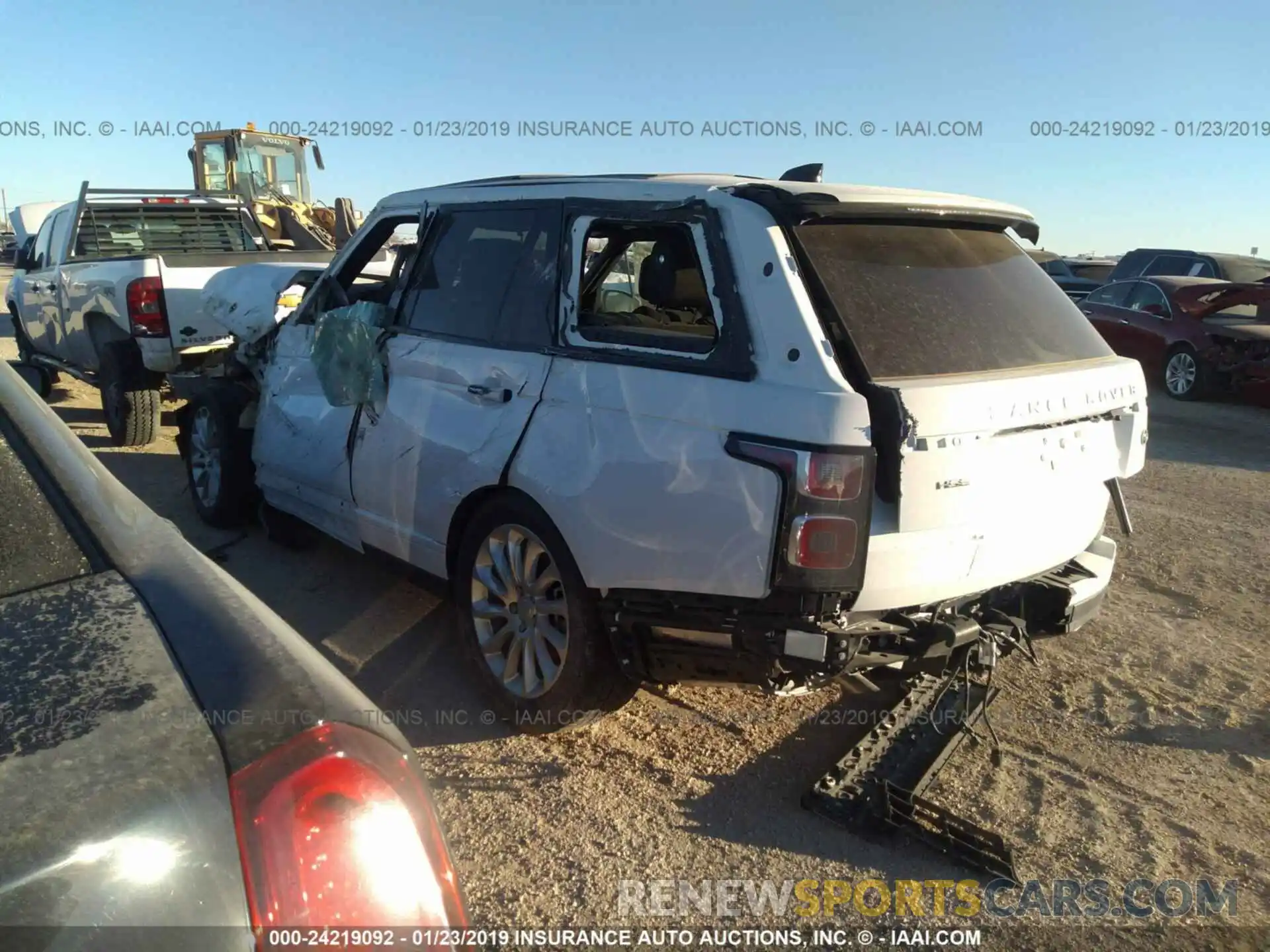 3 Photograph of a damaged car SALGS2SVXKA532293 LAND ROVER RANGE ROVER 2019