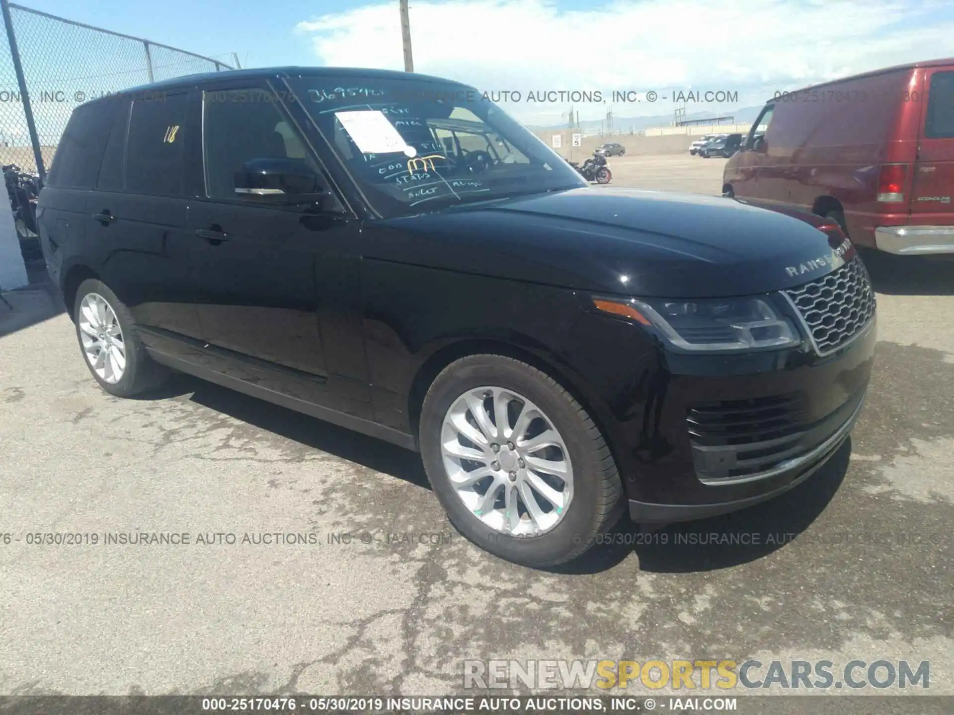 1 Photograph of a damaged car SALGS2SVXKA534948 LAND ROVER RANGE ROVER 2019