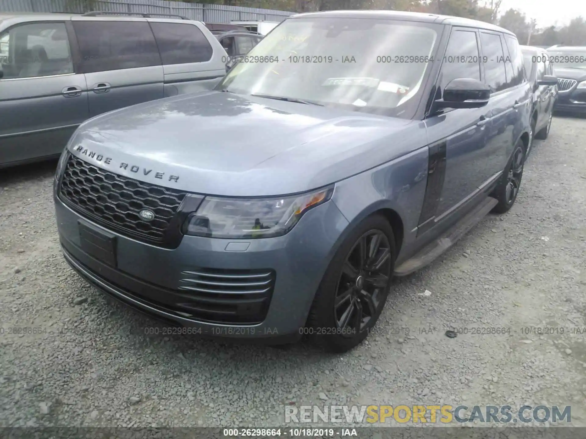 2 Фотография поврежденного автомобиля SALGS2SVXKA542953 LAND ROVER RANGE ROVER 2019