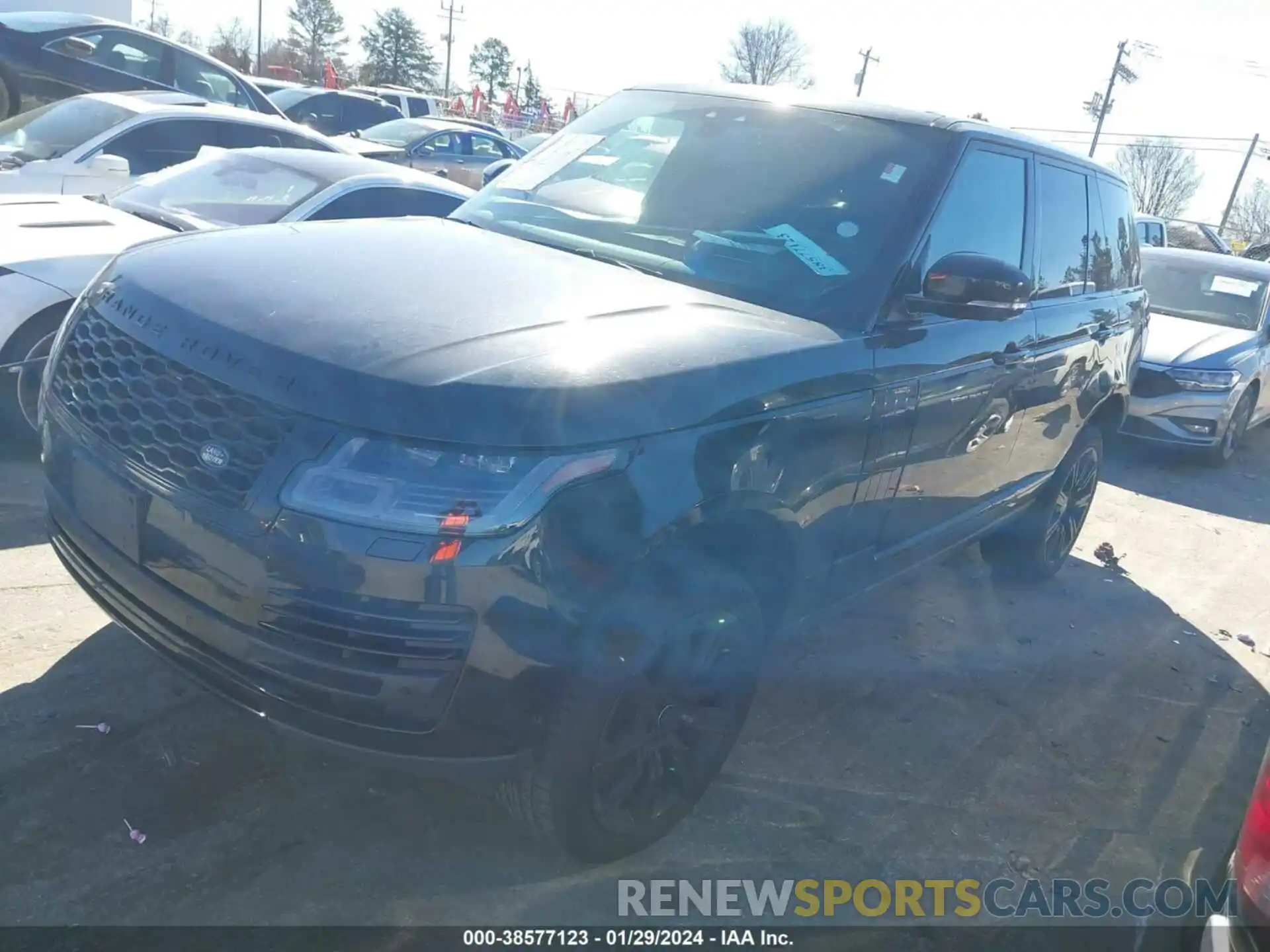 2 Photograph of a damaged car SALGS2SVXKA551927 LAND ROVER RANGE ROVER 2019