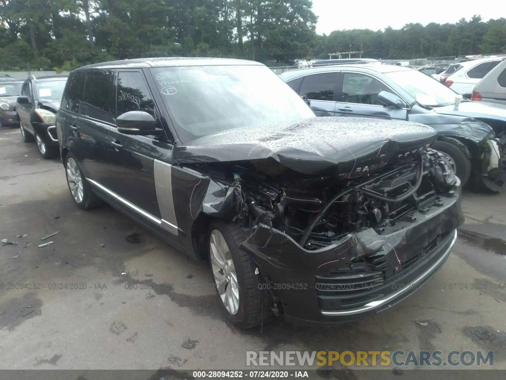 1 Photograph of a damaged car SALGS5RE0KA564225 LAND ROVER RANGE ROVER 2019