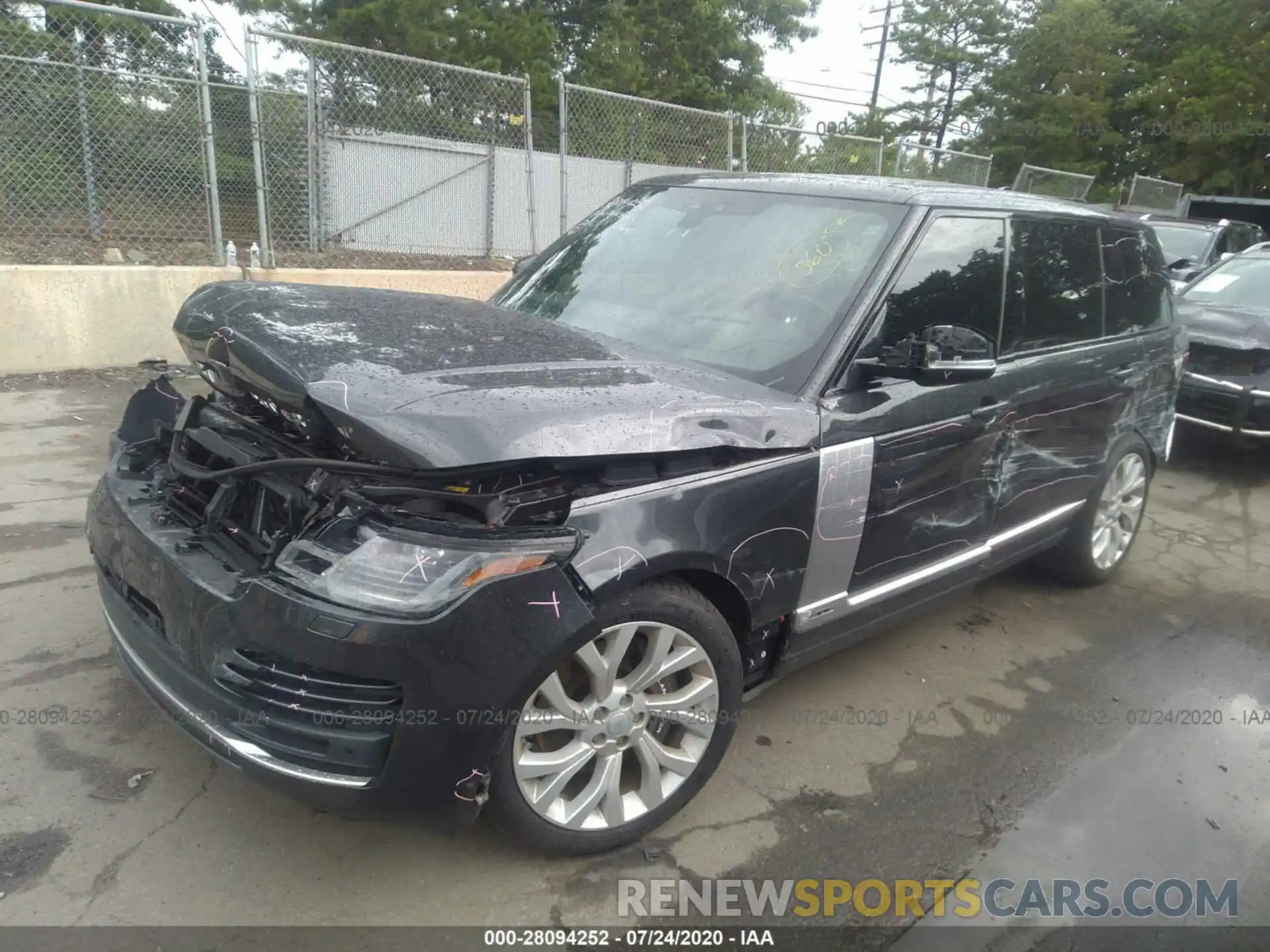 2 Photograph of a damaged car SALGS5RE0KA564225 LAND ROVER RANGE ROVER 2019