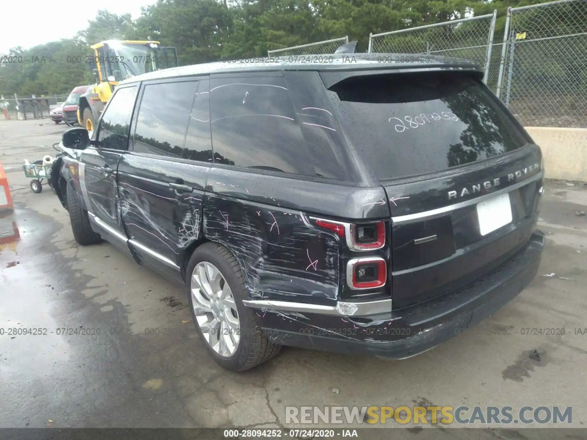 3 Photograph of a damaged car SALGS5RE0KA564225 LAND ROVER RANGE ROVER 2019