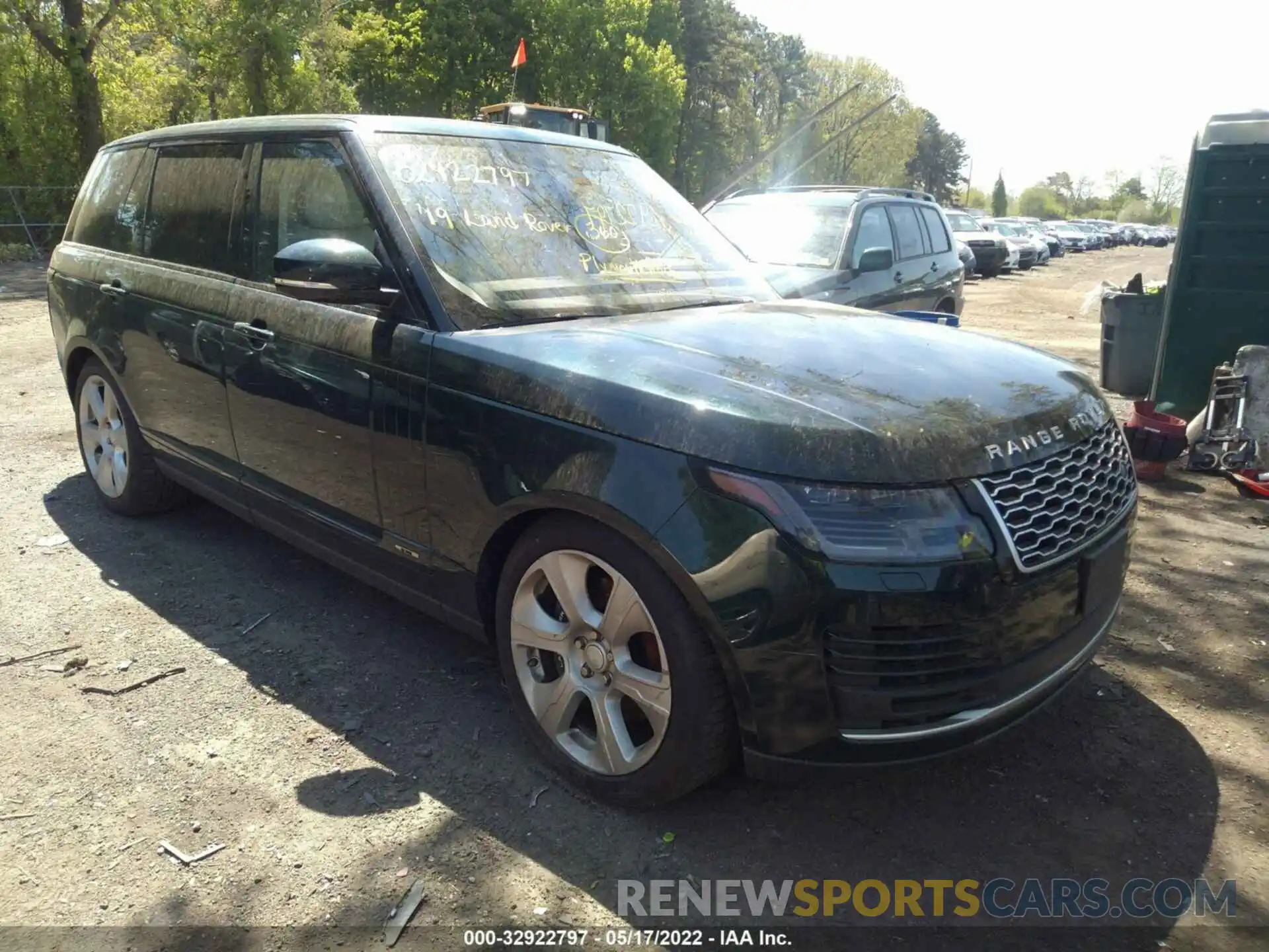 1 Фотография поврежденного автомобиля SALGS5RE1KA536501 LAND ROVER RANGE ROVER 2019