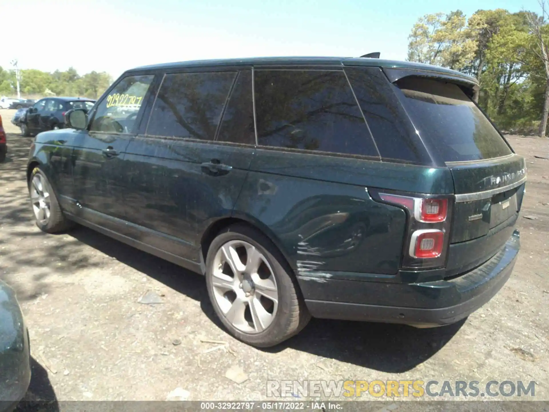 3 Photograph of a damaged car SALGS5RE1KA536501 LAND ROVER RANGE ROVER 2019