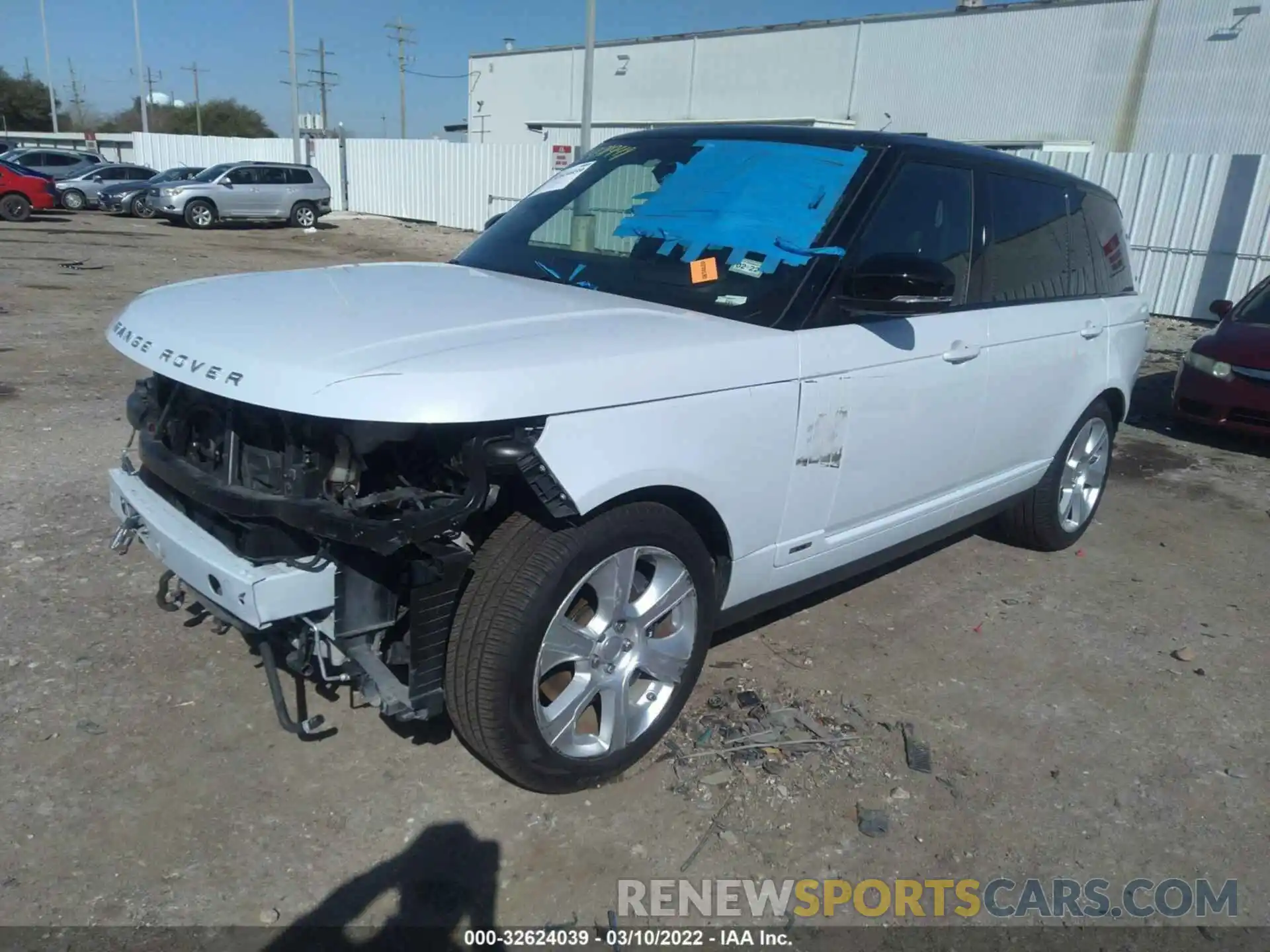 2 Photograph of a damaged car SALGS5RE4KA539697 LAND ROVER RANGE ROVER 2019