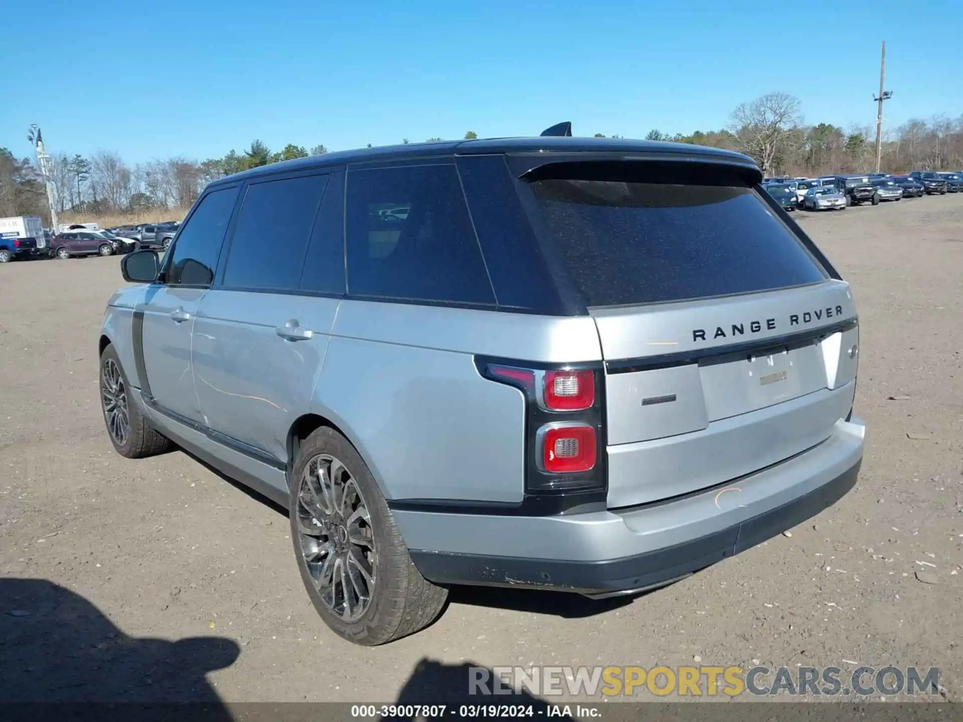 3 Photograph of a damaged car SALGS5RE5KA525310 LAND ROVER RANGE ROVER 2019