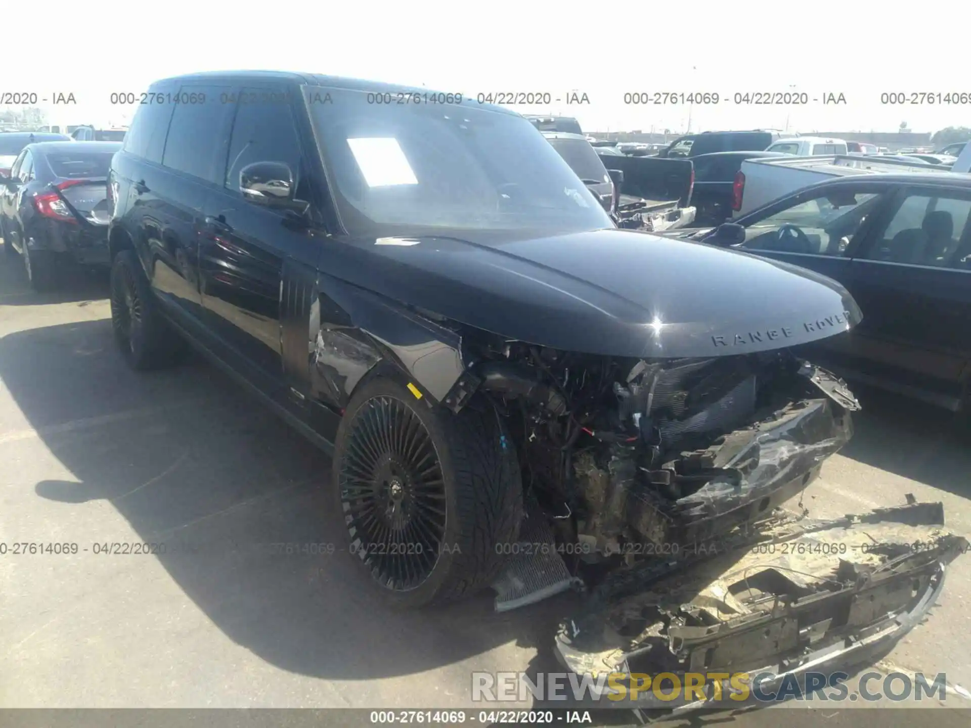 1 Photograph of a damaged car SALGS5RE6KA551978 LAND ROVER RANGE ROVER 2019