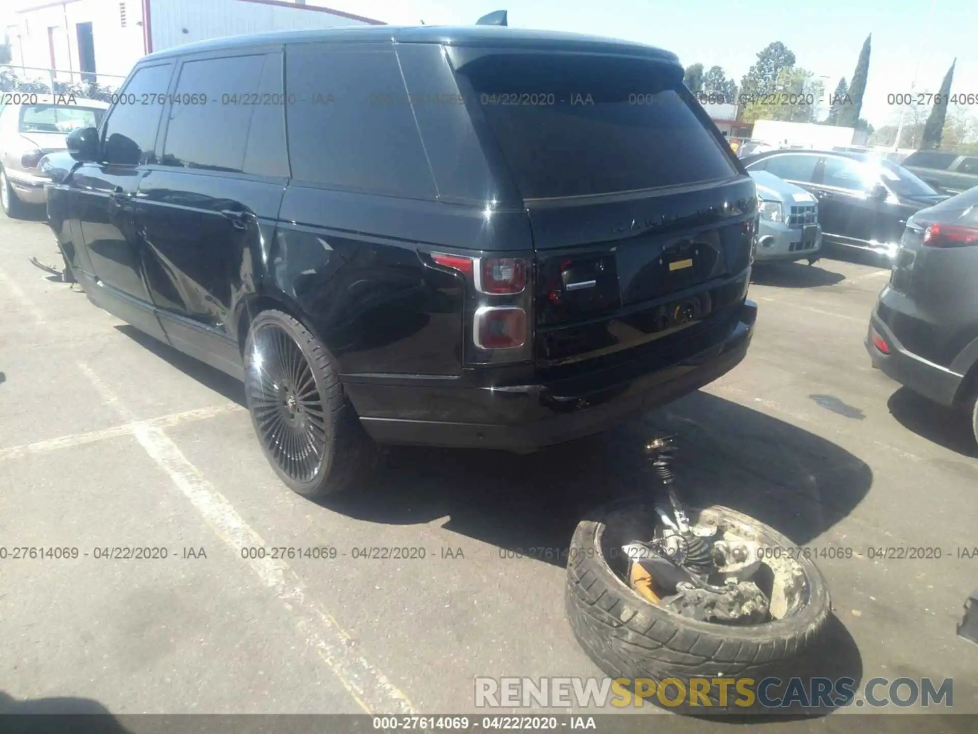 3 Photograph of a damaged car SALGS5RE6KA551978 LAND ROVER RANGE ROVER 2019