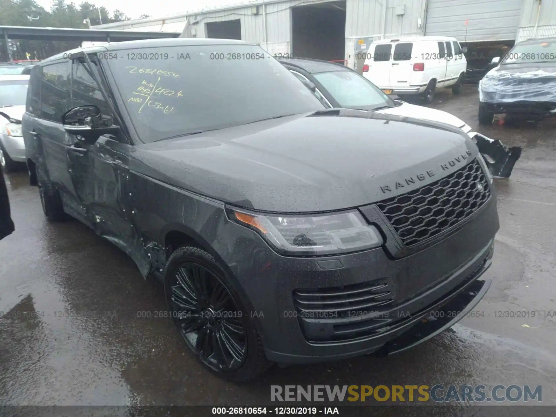 1 Фотография поврежденного автомобиля SALGS5RE6KA552922 LAND ROVER RANGE ROVER 2019