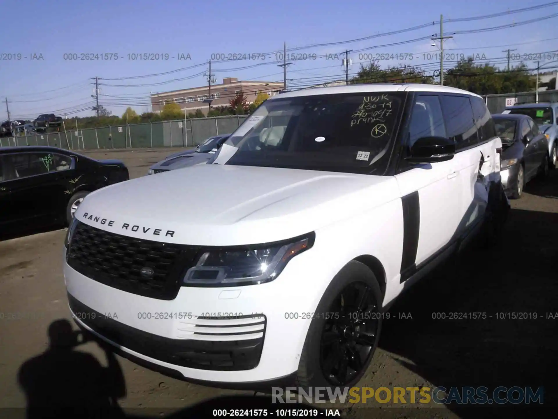 2 Photograph of a damaged car SALGS5RE7KA536437 LAND ROVER RANGE ROVER 2019