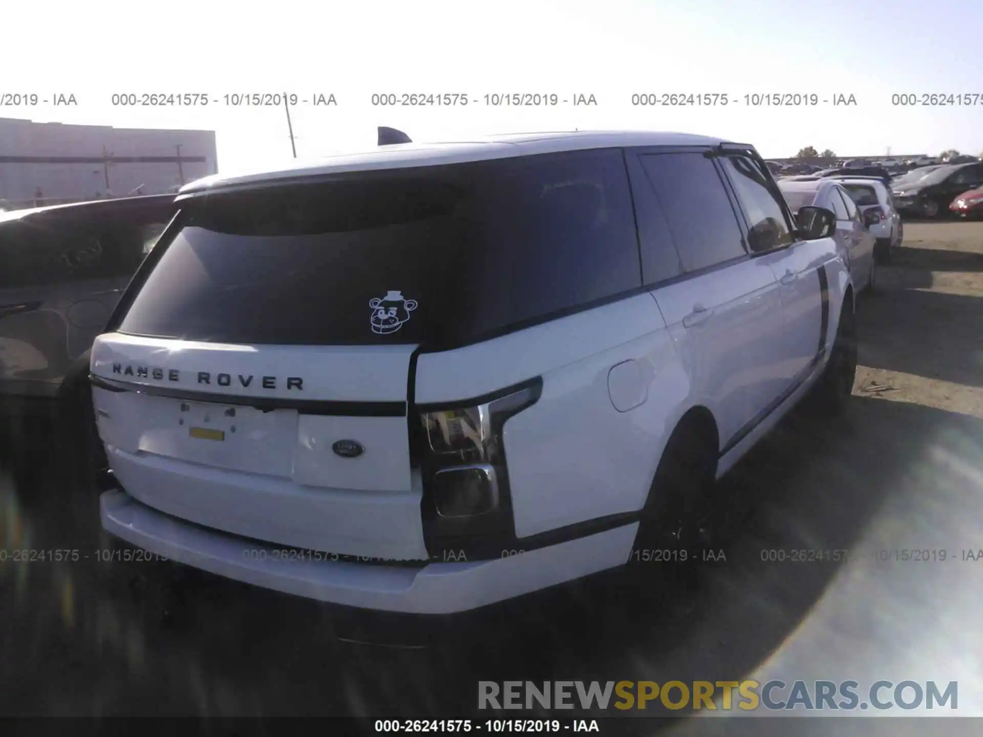 4 Photograph of a damaged car SALGS5RE7KA536437 LAND ROVER RANGE ROVER 2019