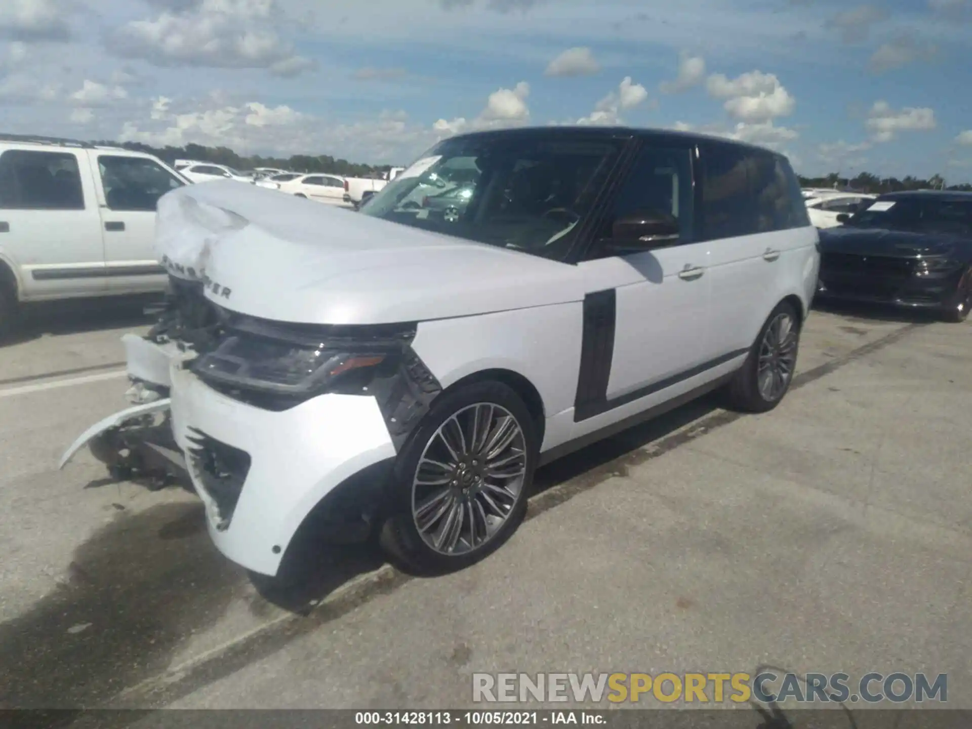 2 Фотография поврежденного автомобиля SALGV2RE4KA558255 LAND ROVER RANGE ROVER 2019