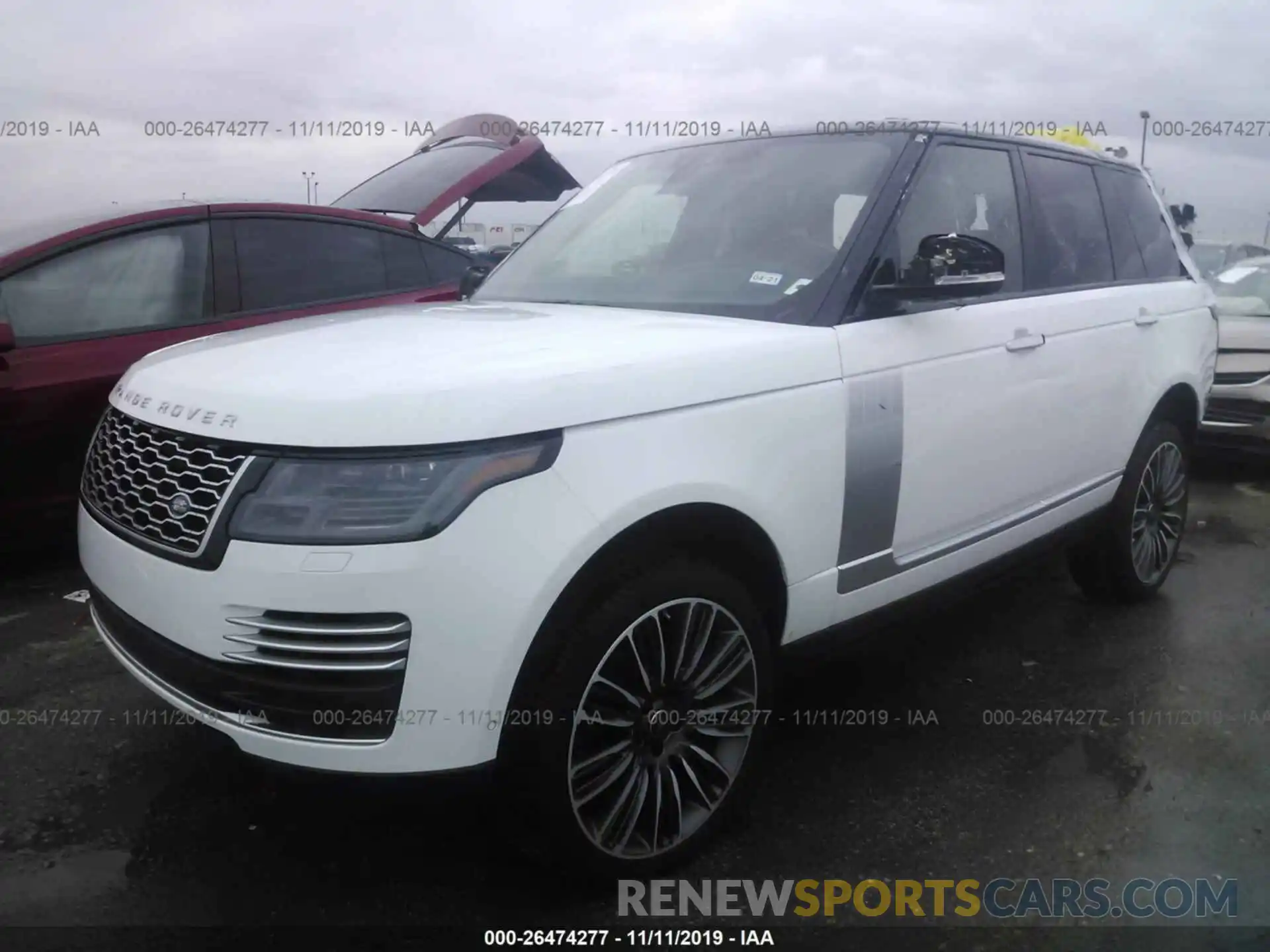 2 Фотография поврежденного автомобиля SALGV2RE5KA551699 LAND ROVER RANGE ROVER 2019