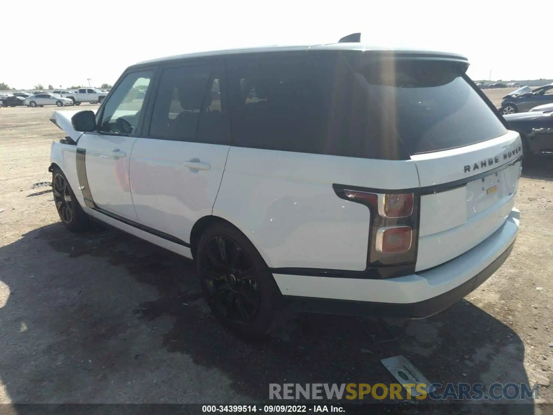 3 Фотография поврежденного автомобиля SALGR2SU8LA598913 LAND ROVER RANGE ROVER 2020