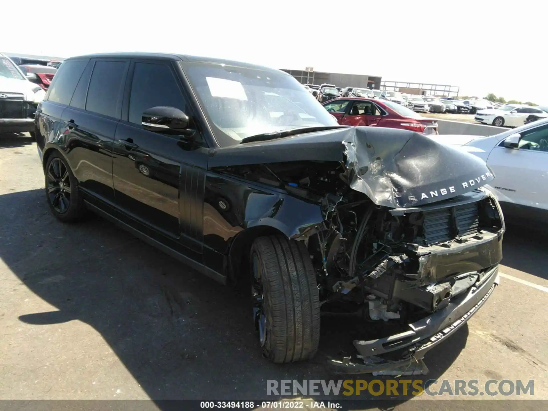 1 Photograph of a damaged car SALGS2RK4LA407545 LAND ROVER RANGE ROVER 2020