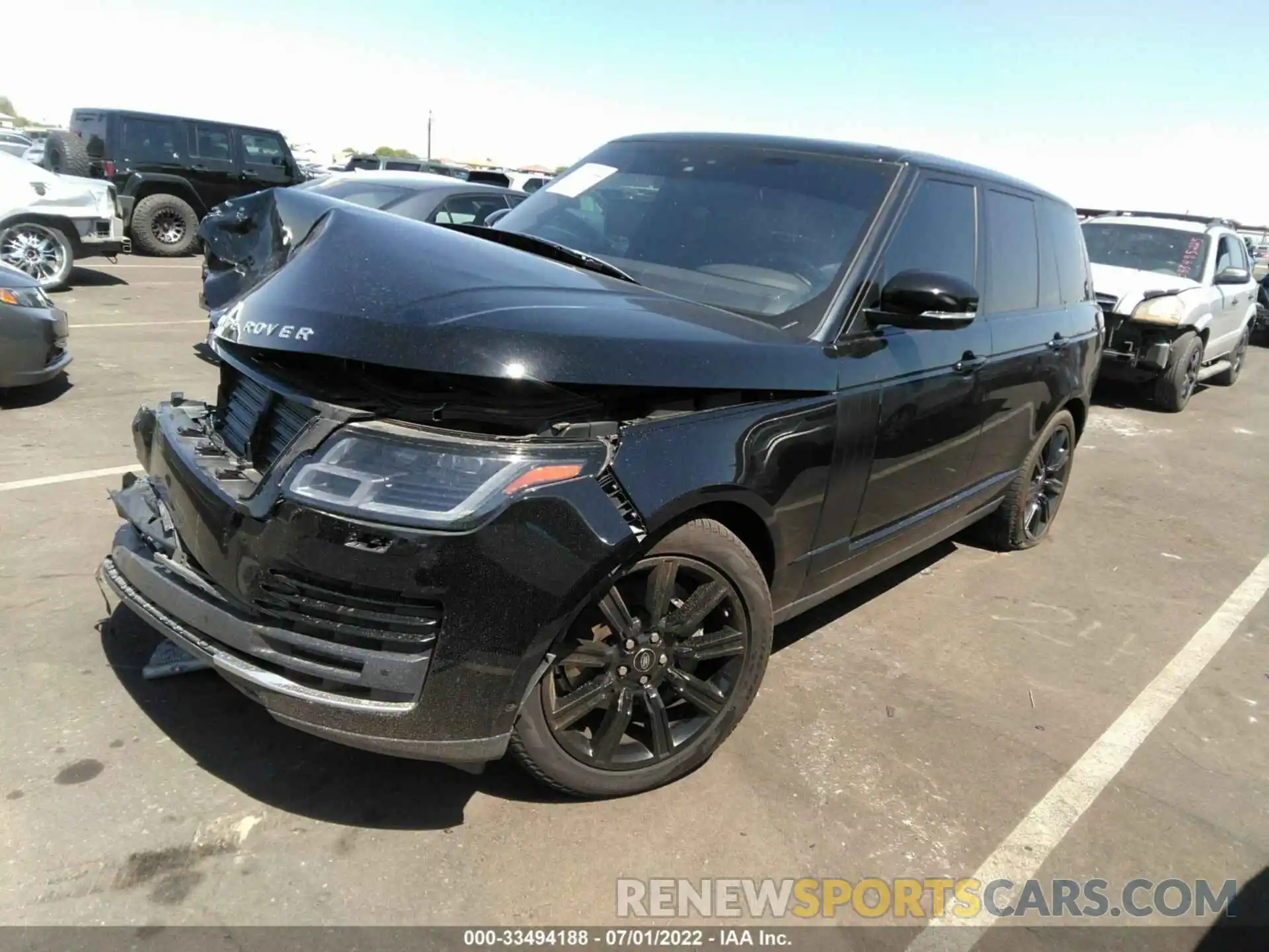 2 Photograph of a damaged car SALGS2RK4LA407545 LAND ROVER RANGE ROVER 2020