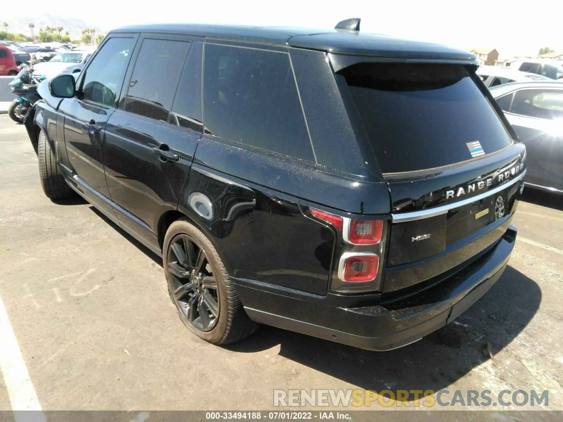 3 Photograph of a damaged car SALGS2RK4LA407545 LAND ROVER RANGE ROVER 2020