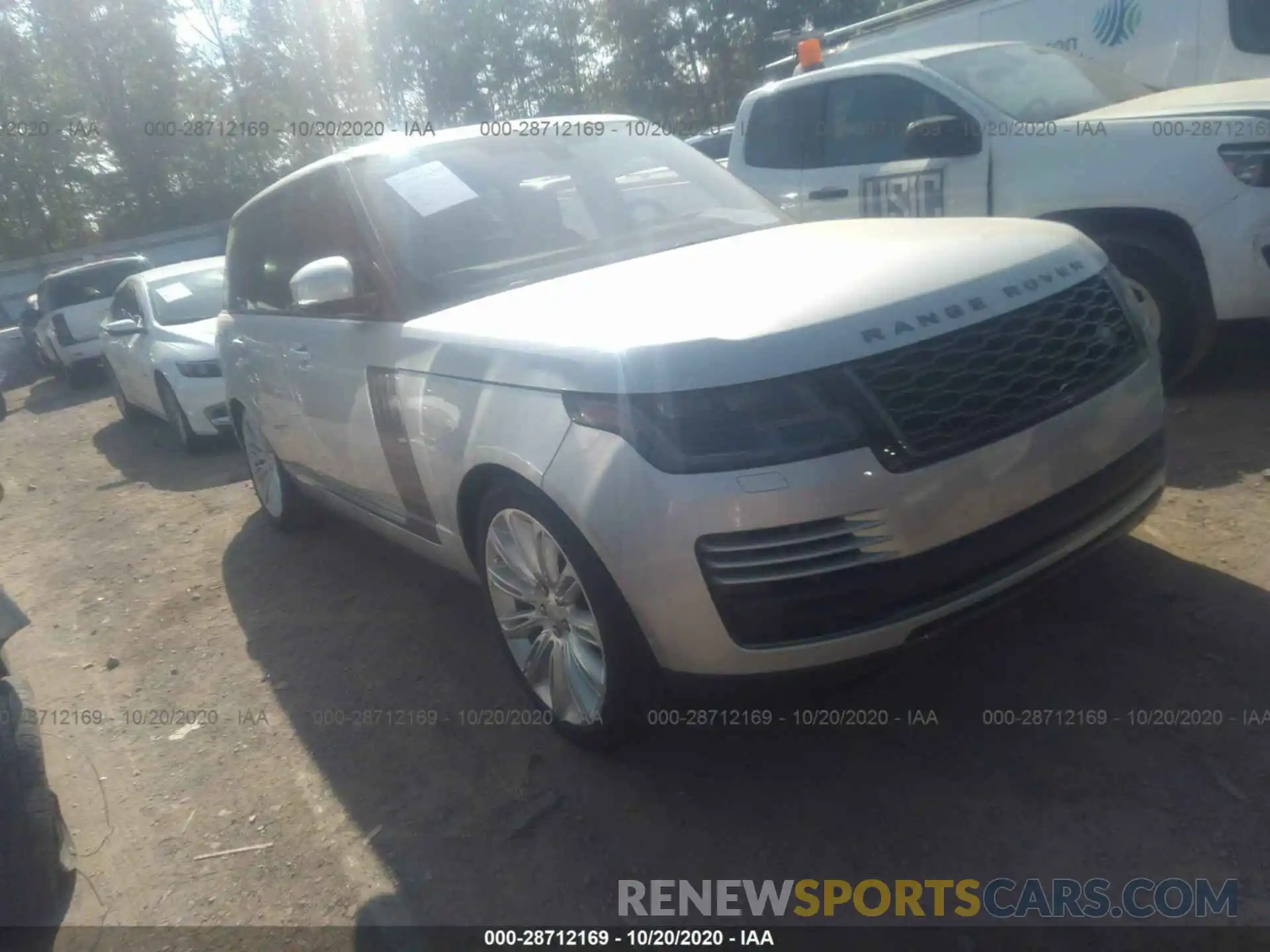 1 Photograph of a damaged car SALGS2RK9LA598315 LAND ROVER RANGE ROVER 2020