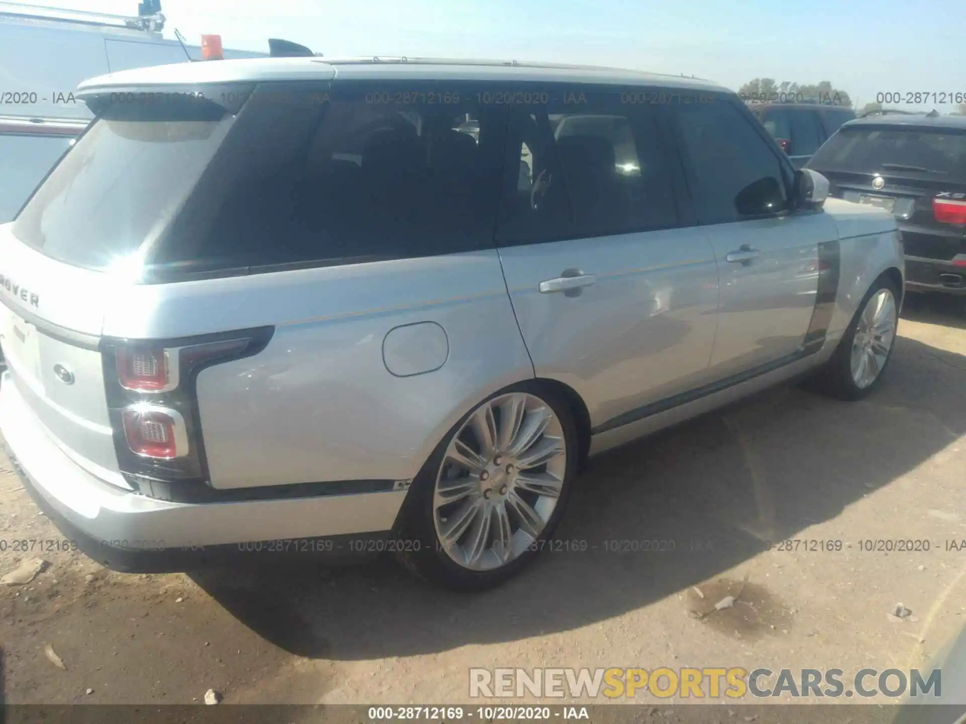 4 Фотография поврежденного автомобиля SALGS2RK9LA598315 LAND ROVER RANGE ROVER 2020