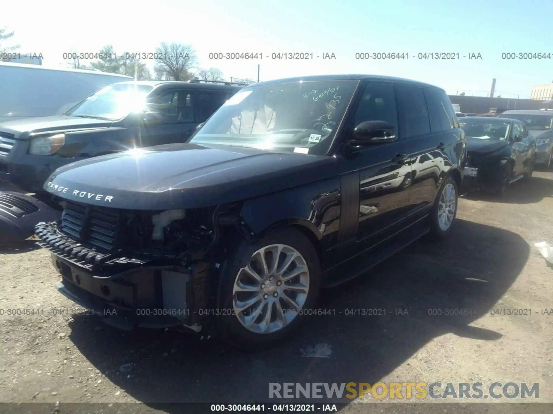 2 Фотография поврежденного автомобиля SALGS2RU0LA402893 LAND ROVER RANGE ROVER 2020