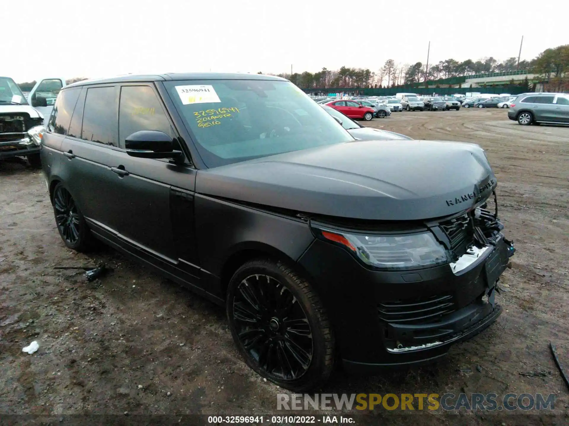 1 Photograph of a damaged car SALGS2RU0LA406247 LAND ROVER RANGE ROVER 2020