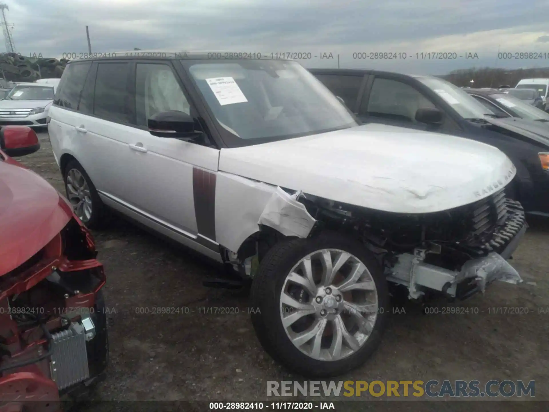 1 Photograph of a damaged car SALGS2RU0LA412887 LAND ROVER RANGE ROVER 2020