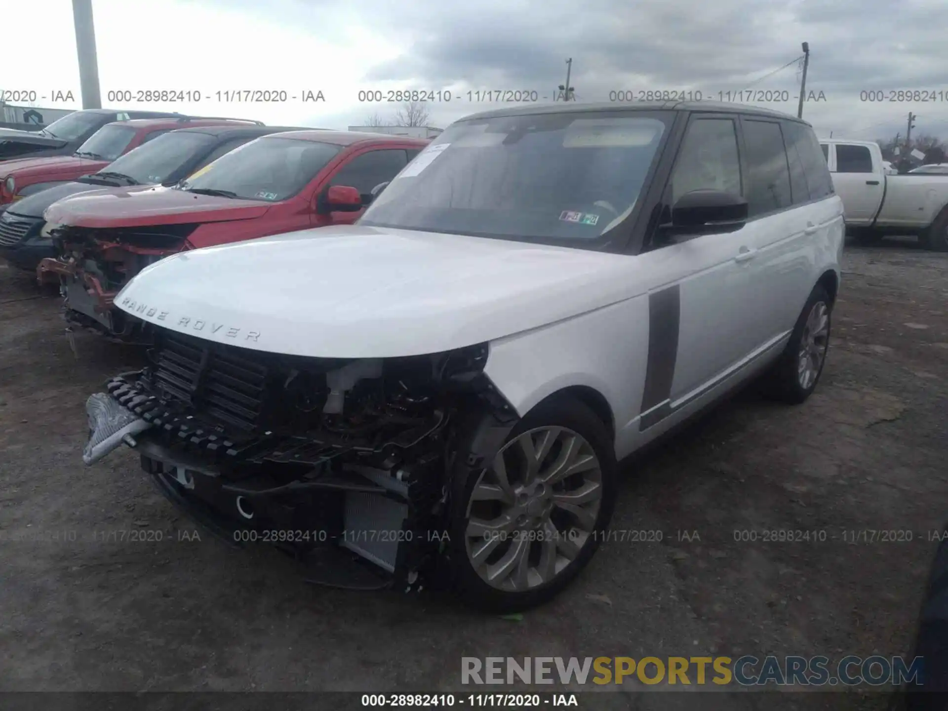 2 Photograph of a damaged car SALGS2RU0LA412887 LAND ROVER RANGE ROVER 2020