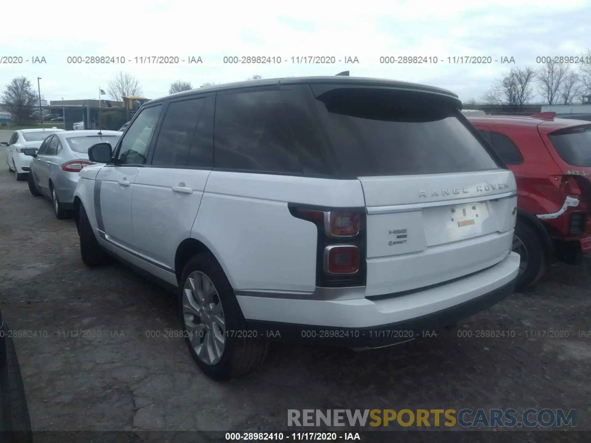 3 Фотография поврежденного автомобиля SALGS2RU0LA412887 LAND ROVER RANGE ROVER 2020