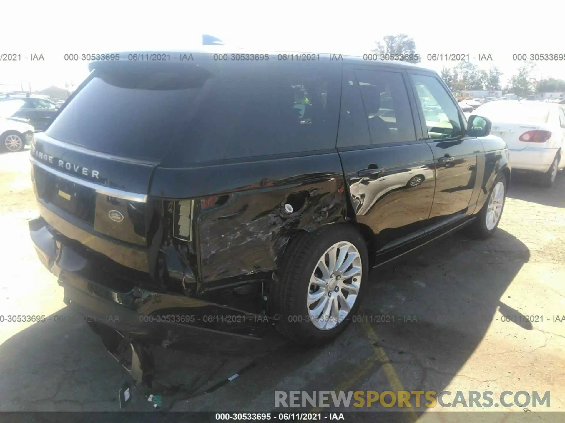 4 Фотография поврежденного автомобиля SALGS2RU0LA570663 LAND ROVER RANGE ROVER 2020