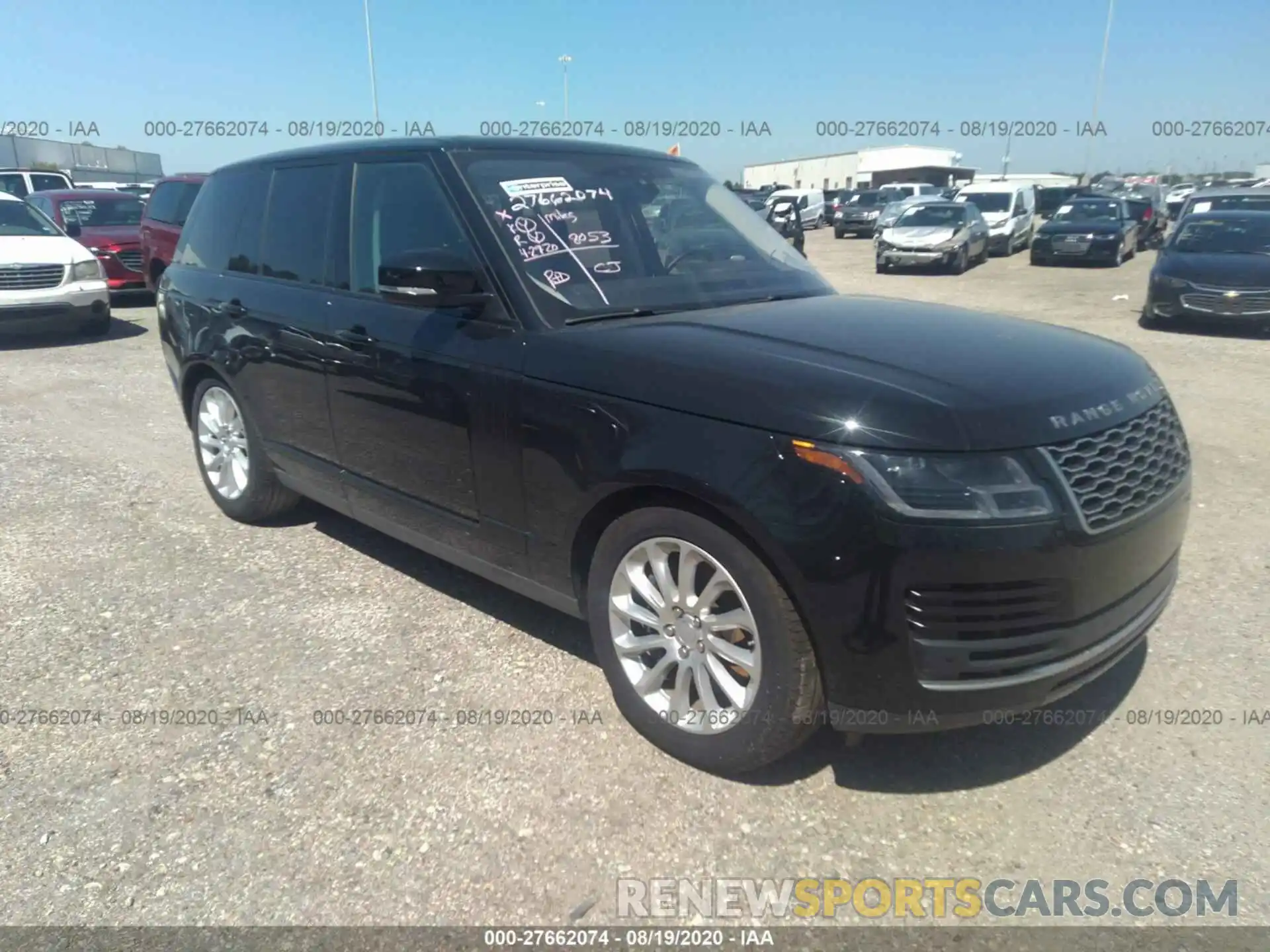 1 Photograph of a damaged car SALGS2RU0LA575572 LAND ROVER RANGE ROVER 2020