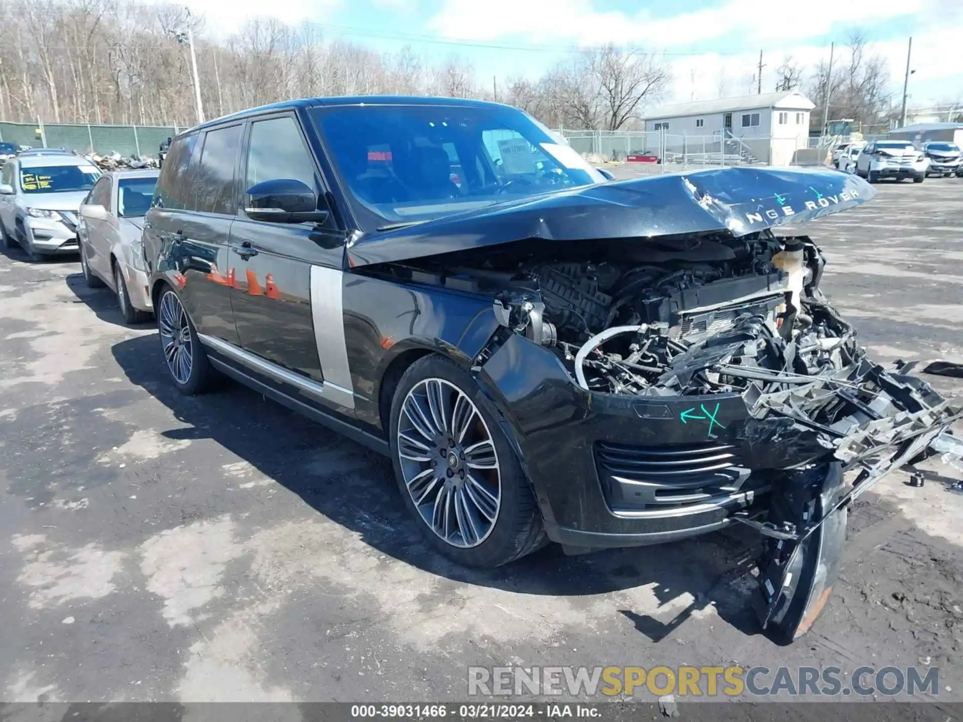 1 Photograph of a damaged car SALGS2RU1LA403177 LAND ROVER RANGE ROVER 2020