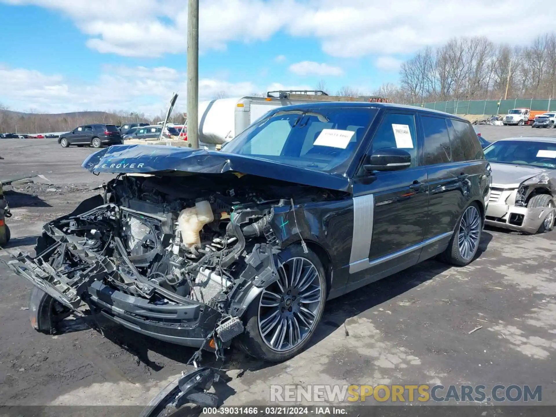 2 Photograph of a damaged car SALGS2RU1LA403177 LAND ROVER RANGE ROVER 2020