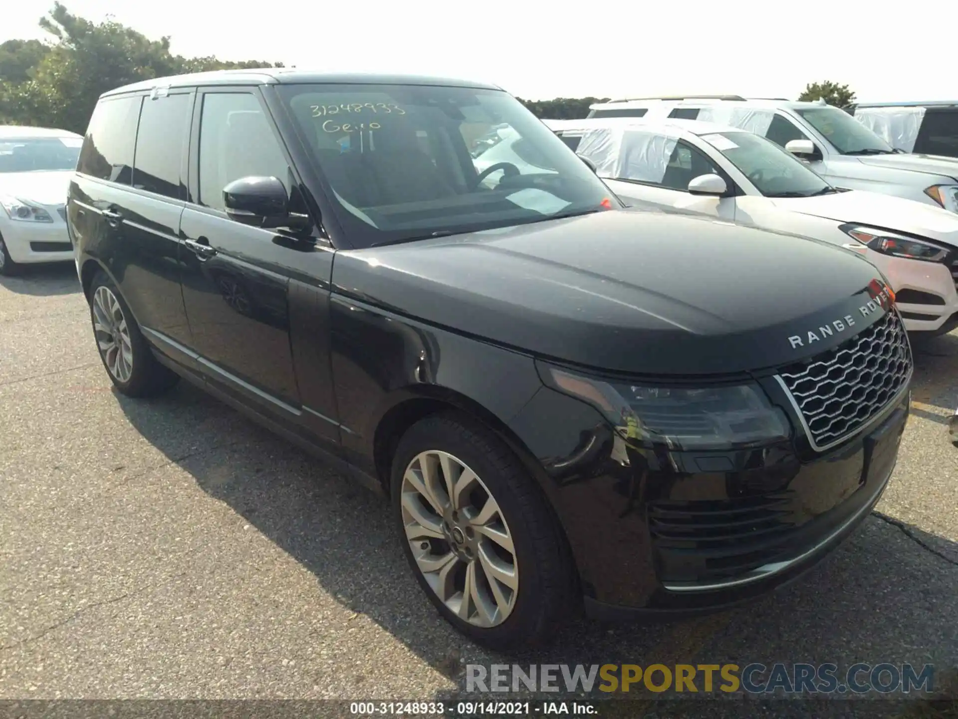 1 Photograph of a damaged car SALGS2RU1LA579310 LAND ROVER RANGE ROVER 2020