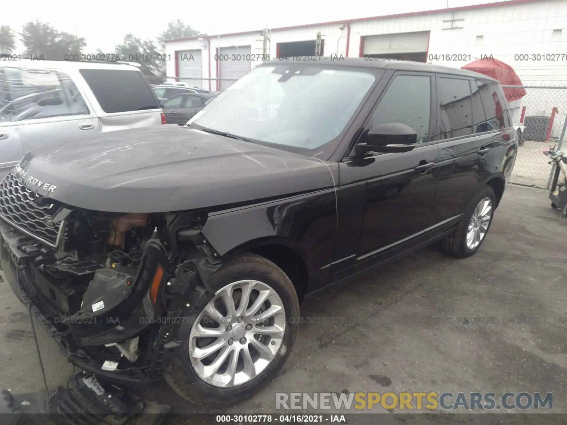 2 Photograph of a damaged car SALGS2RU2LA592048 LAND ROVER RANGE ROVER 2020