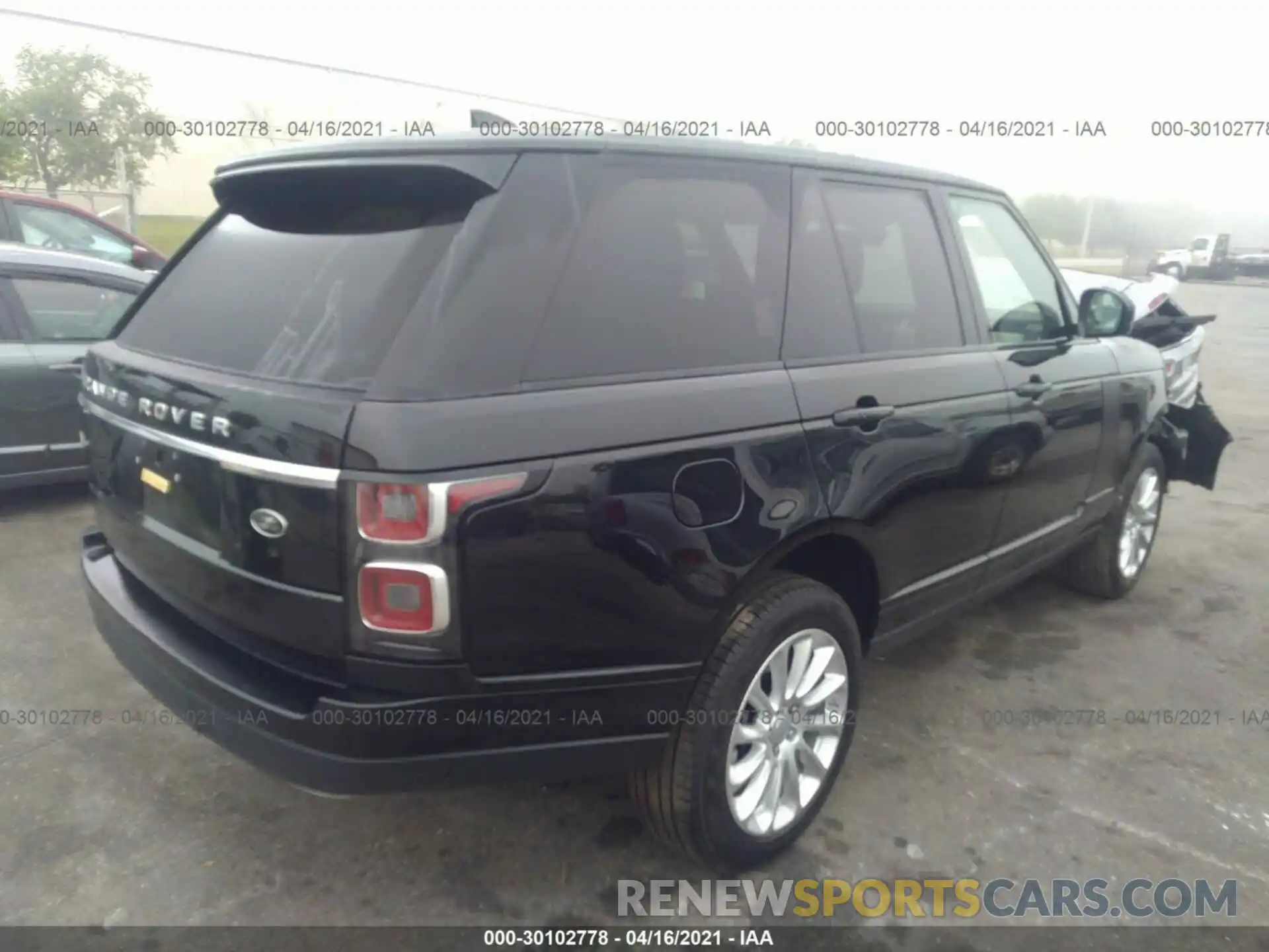 4 Фотография поврежденного автомобиля SALGS2RU2LA592048 LAND ROVER RANGE ROVER 2020