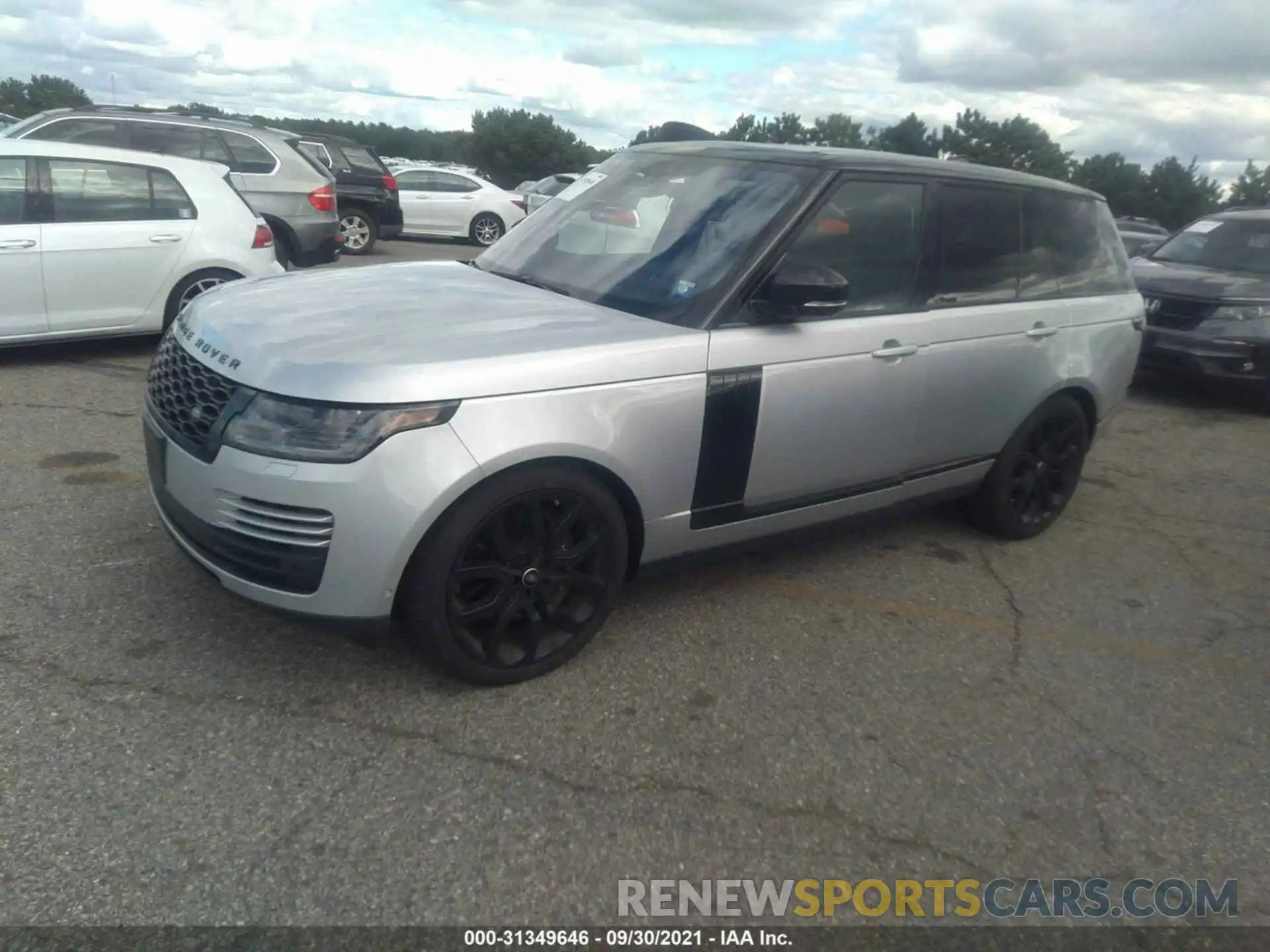 2 Photograph of a damaged car SALGS2RU4LA403612 LAND ROVER RANGE ROVER 2020