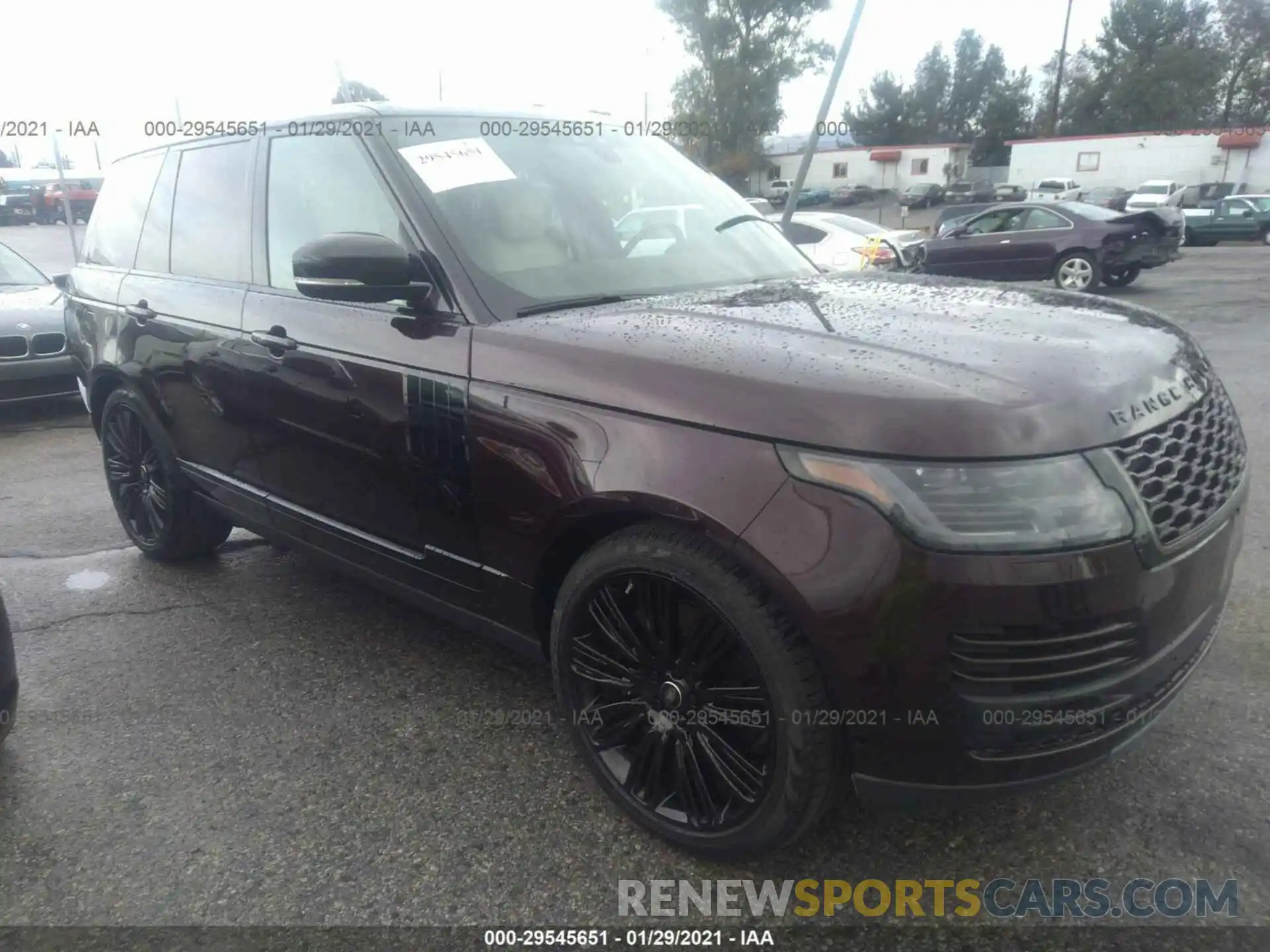 1 Photograph of a damaged car SALGS2RU4LA406350 LAND ROVER RANGE ROVER 2020