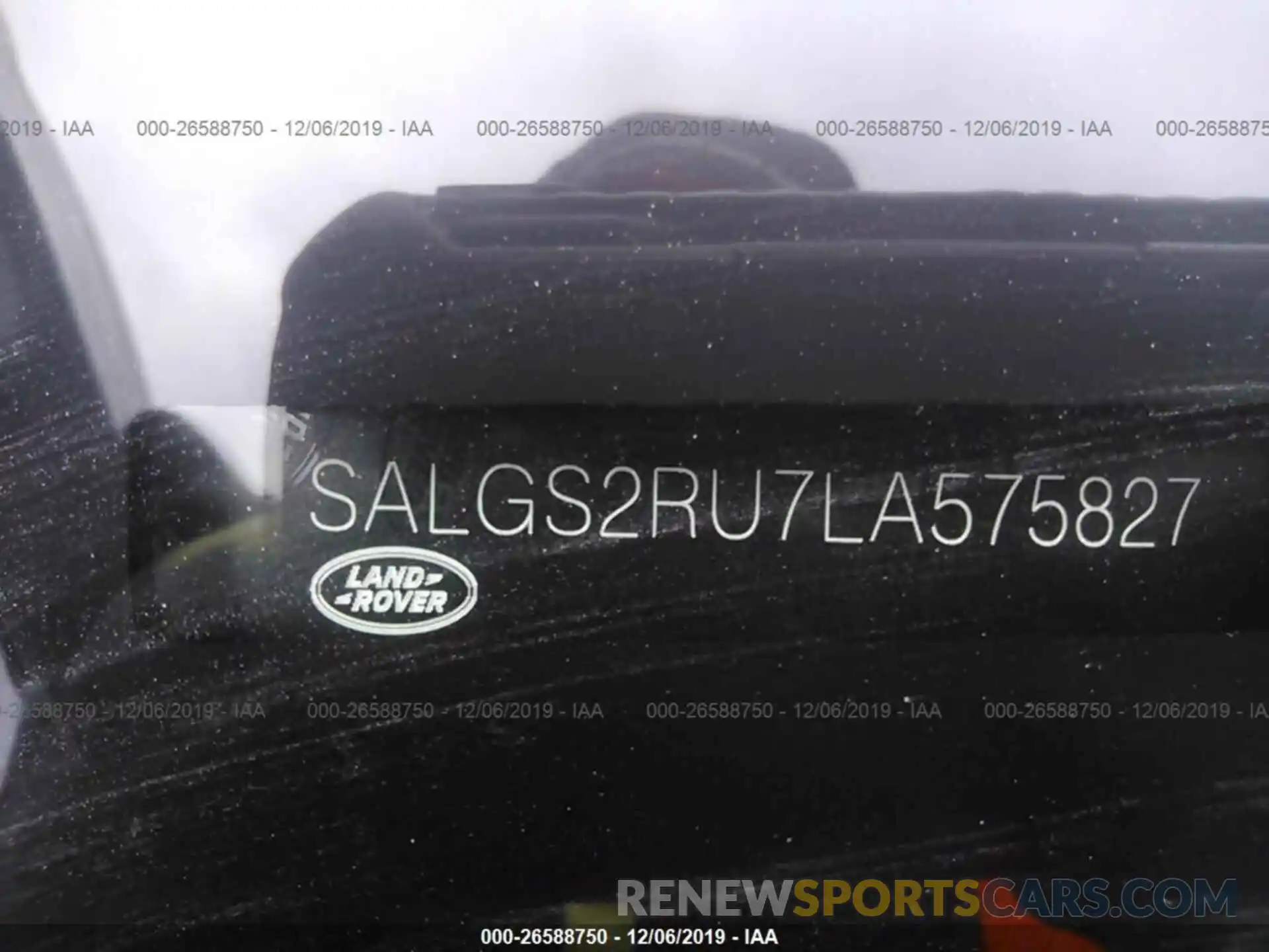 9 Photograph of a damaged car SALGS2RU7LA575827 LAND ROVER RANGE ROVER 2020