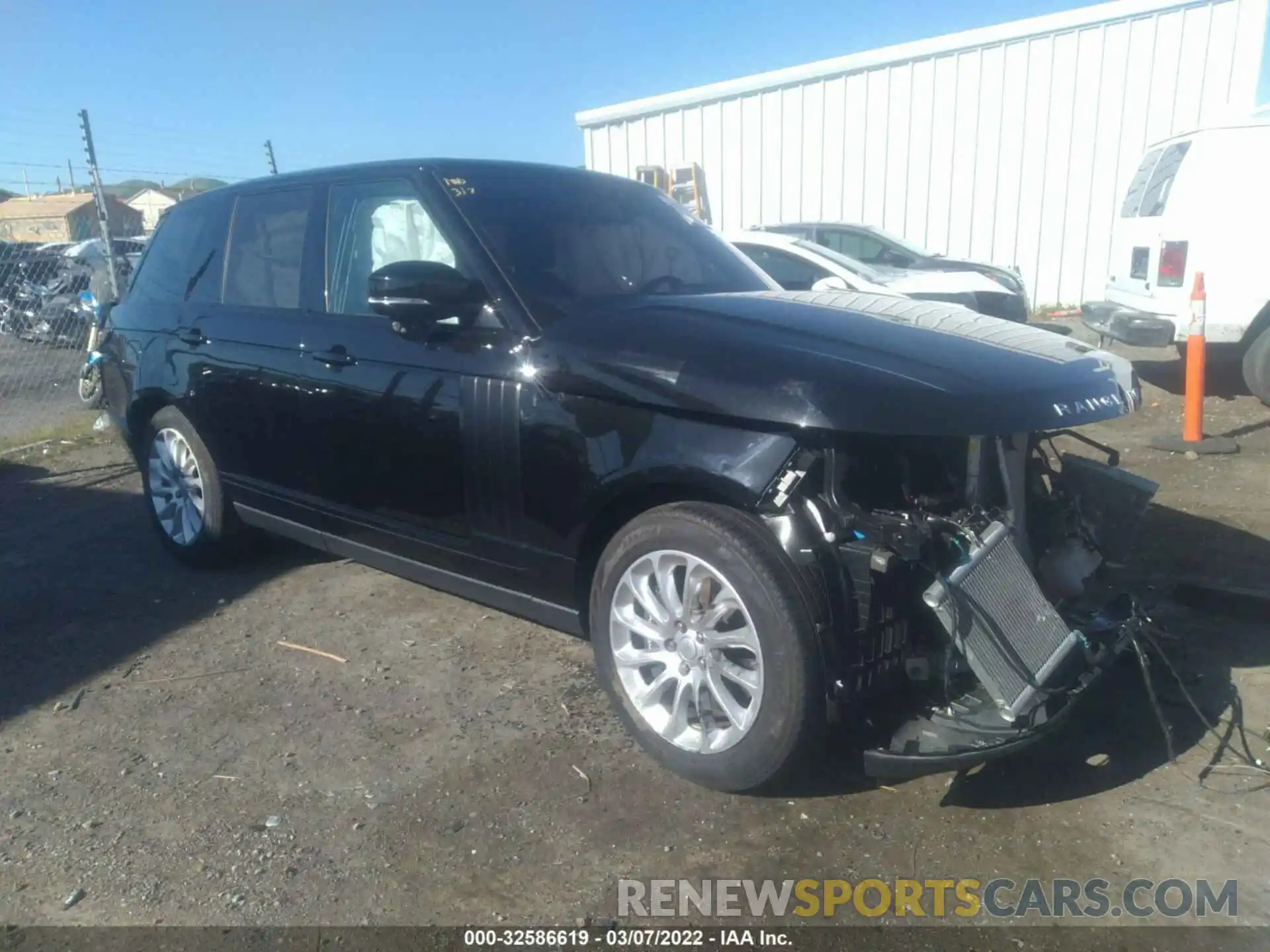 1 Photograph of a damaged car SALGS2RU7LA597648 LAND ROVER RANGE ROVER 2020