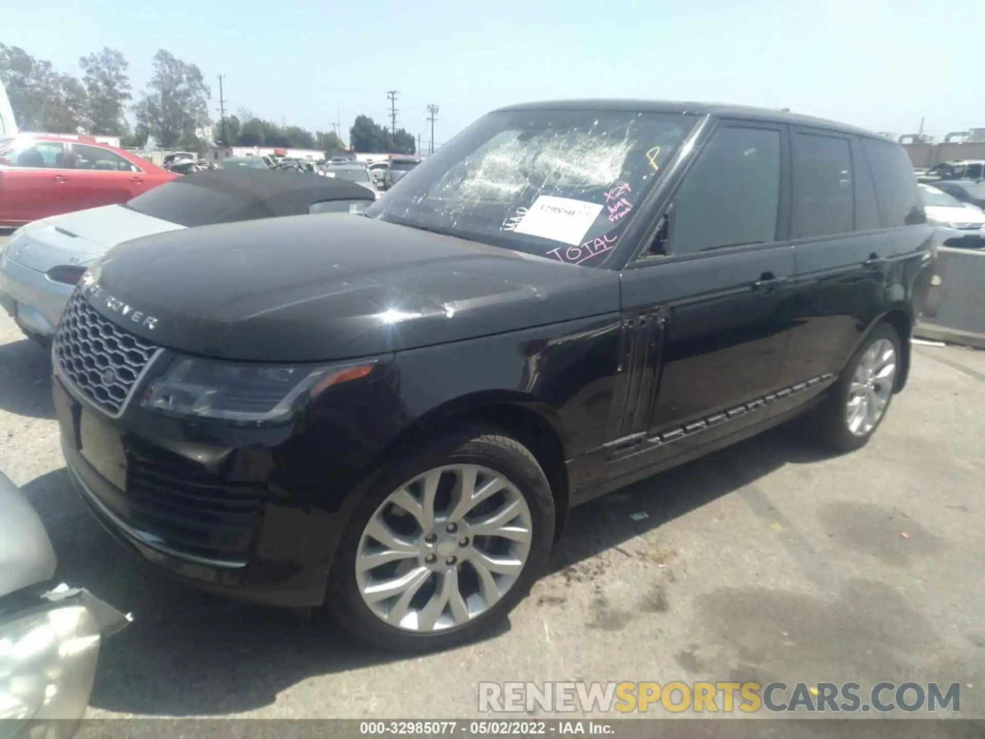 2 Фотография поврежденного автомобиля SALGS2RU8LA585363 LAND ROVER RANGE ROVER 2020