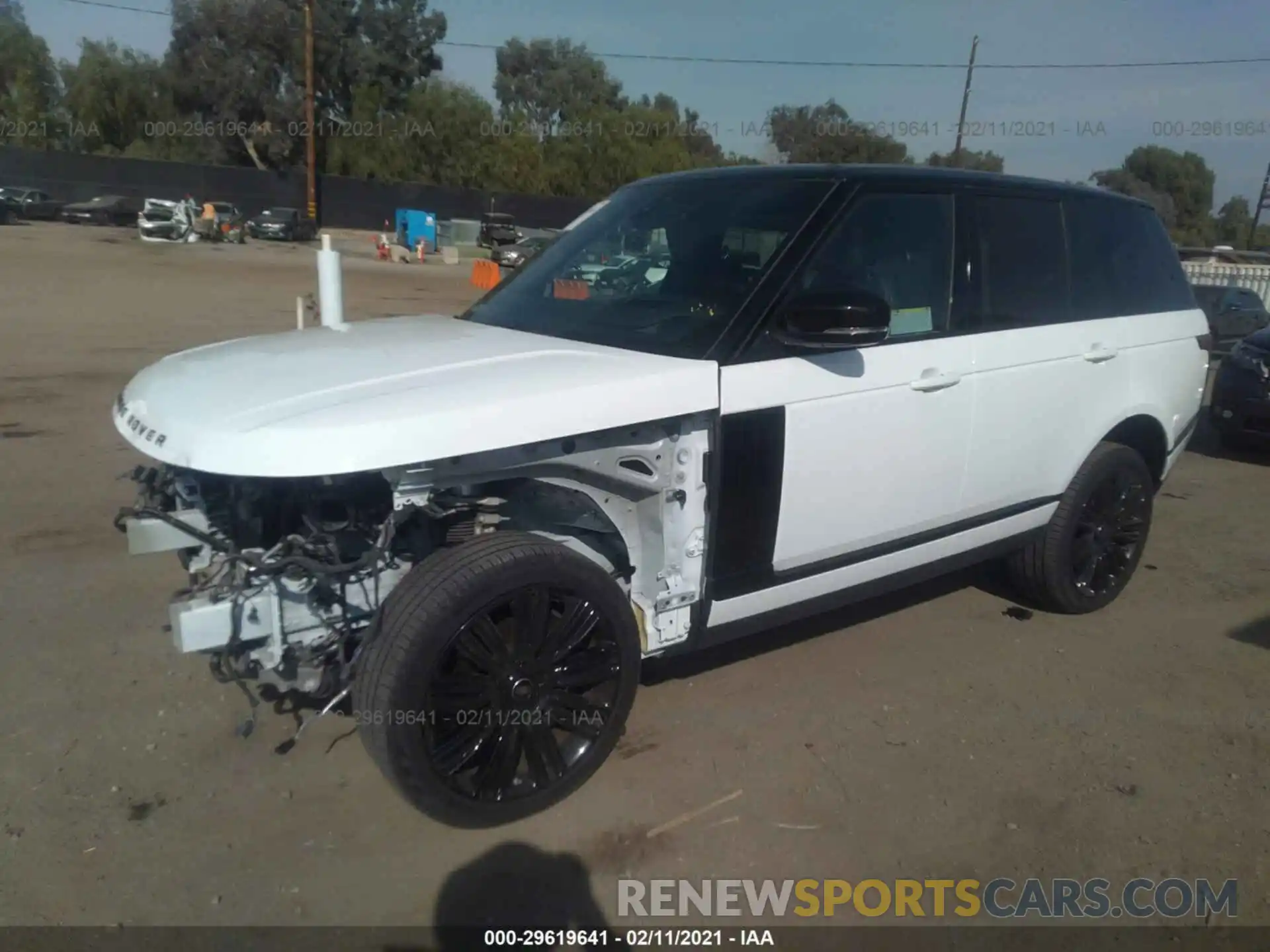 2 Фотография поврежденного автомобиля SALGS2RU9LA599739 LAND ROVER RANGE ROVER 2020