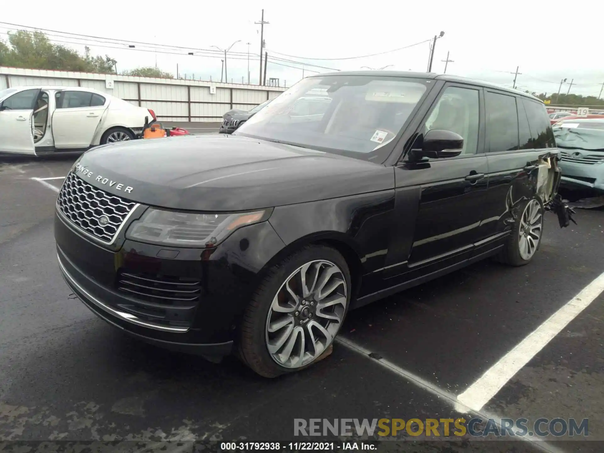 2 Фотография поврежденного автомобиля SALGS2RUXLA568449 LAND ROVER RANGE ROVER 2020