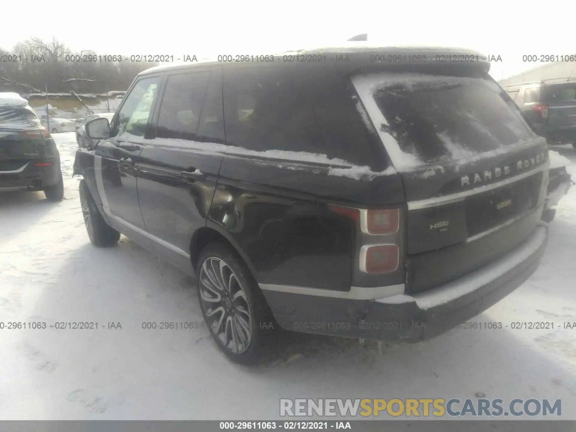 3 Photograph of a damaged car SALGS2RUXLA590113 LAND ROVER RANGE ROVER 2020